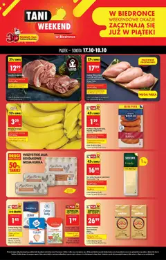 Pogląd oferty "Biedronka gazetka - Tani weekend" - ważna od 17.10.2025