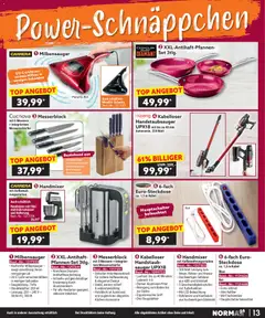 Norma Bestellmagazin ab 01.12.2025 gültig | Seite: 13 | Produkte: Kabel, Rührbesen, Decke, Steckdose