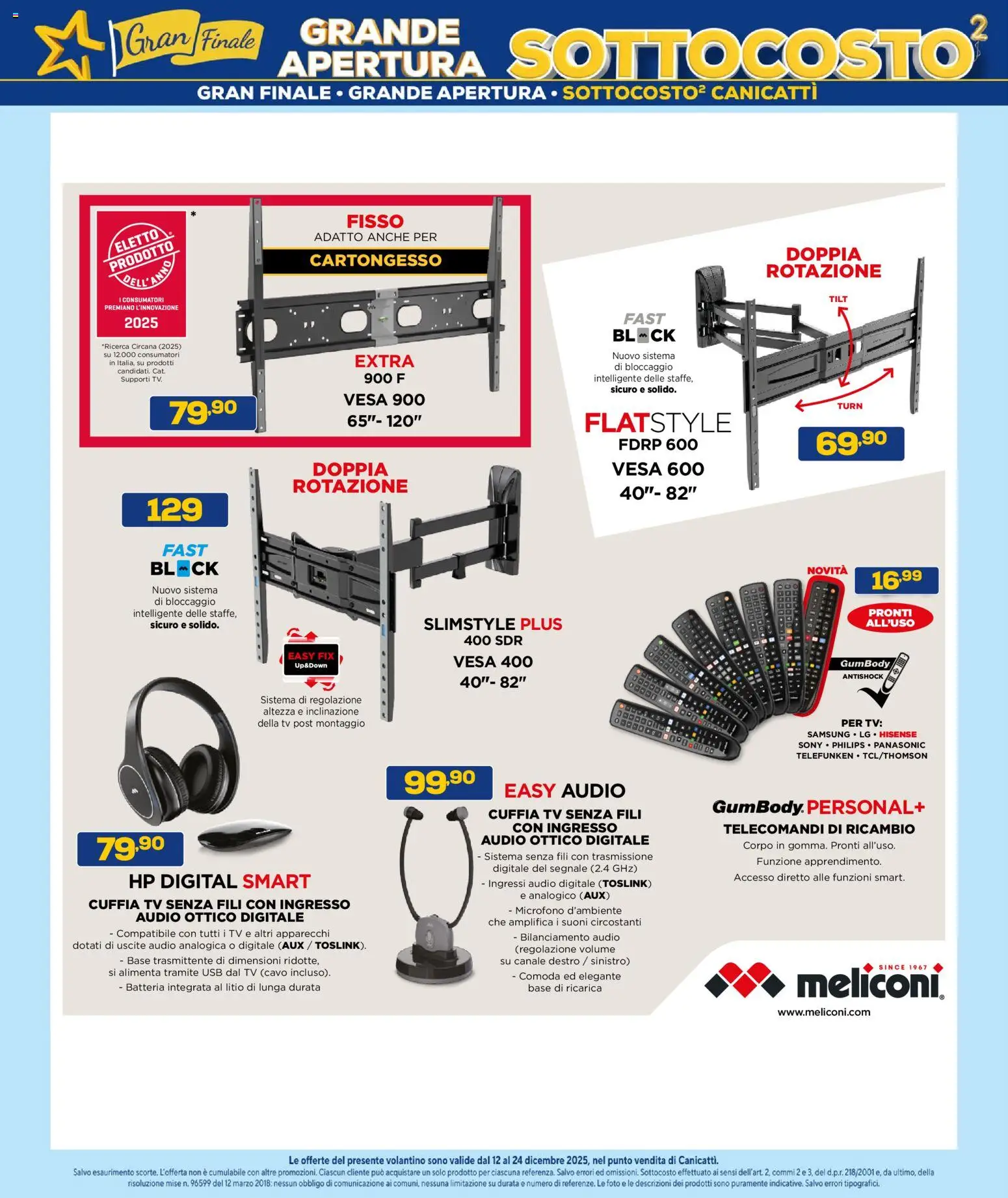 Volantino Euronics del 12.12.2025 | Pagina: 37 | Prodotti: TV, Audio, USB, Batteria