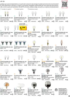 Vista previa Catálogo IKEA Iluminación y hogar inteligente válido desde el 06.03.2026 | Página: 23 | Productos: Vela, Bombilla, Galette de chaise
