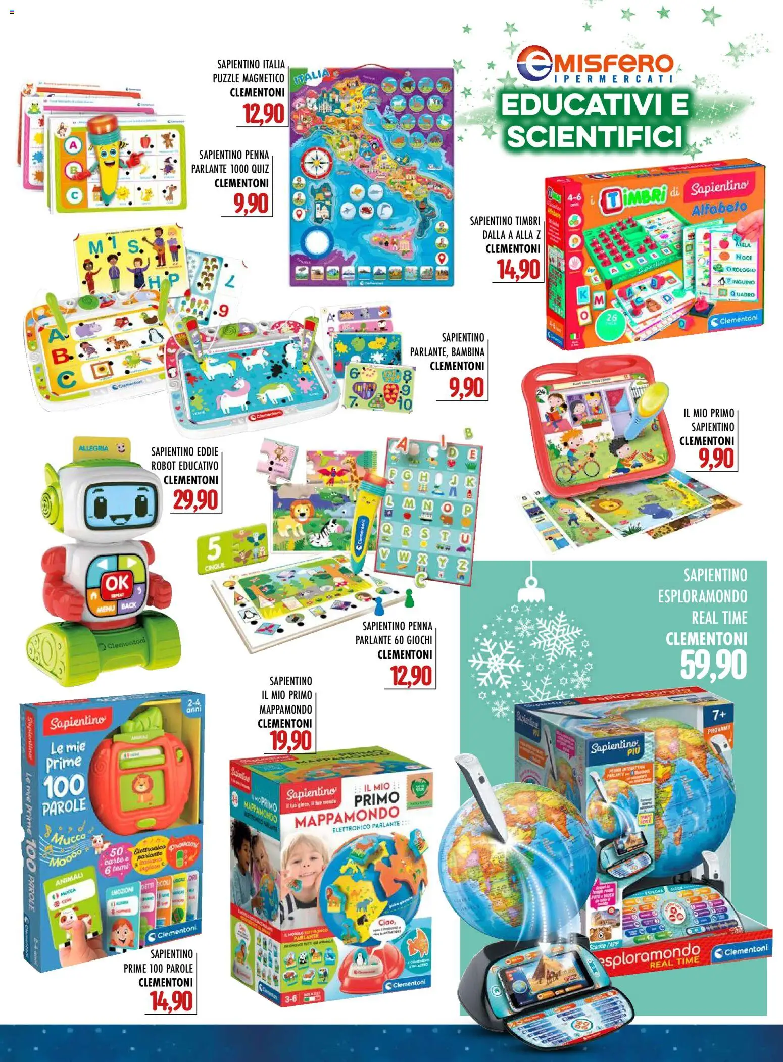 Volantino Emisfero del 13.11.2025 | Pagina: 9 | Prodotti: Orologio, Robot