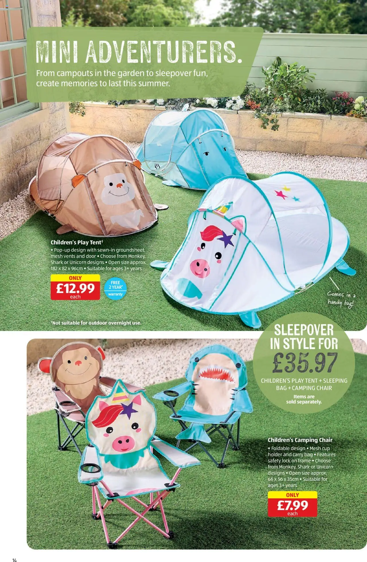  | Page: 14 | Products: Chair, Tent, Sitruunanpuristin, Bag