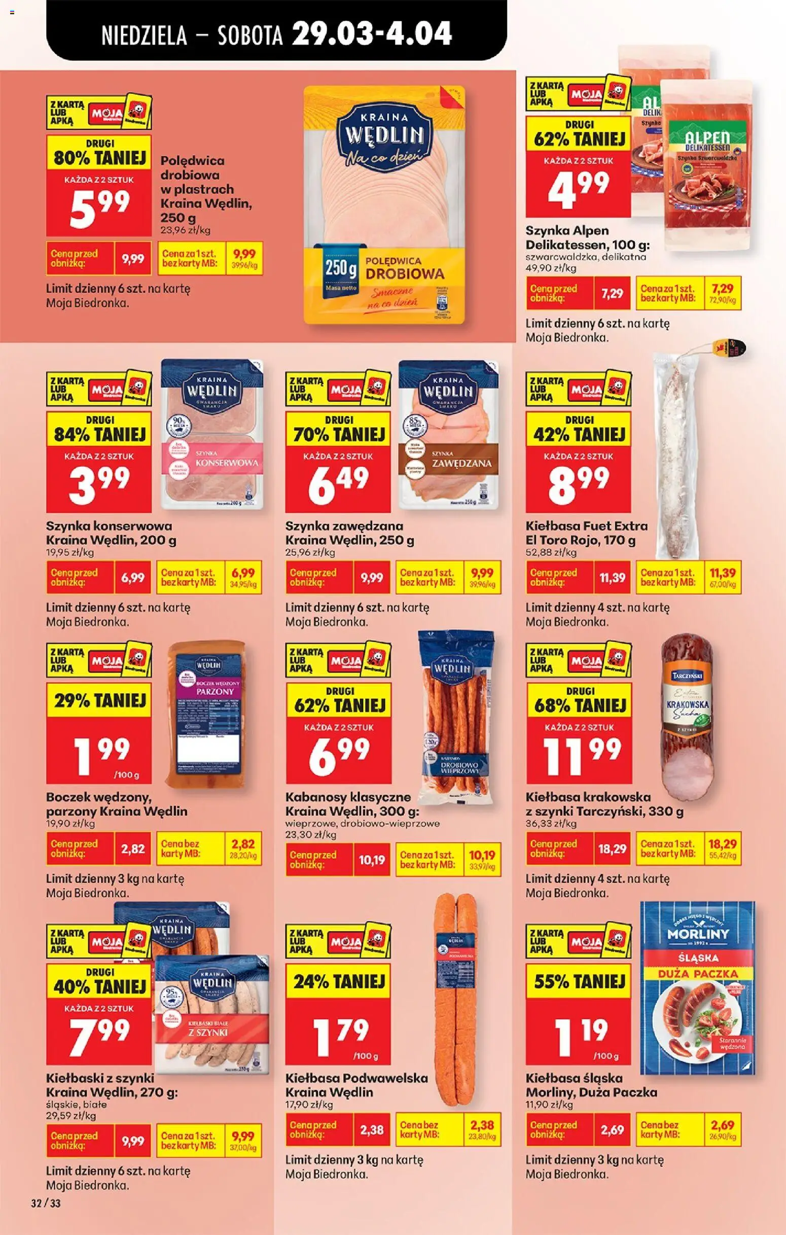 Biedronka Polsko leták od 29.03.2026 | Strana: 46 | Produkty: Fuet Extra, Karty, Fuet