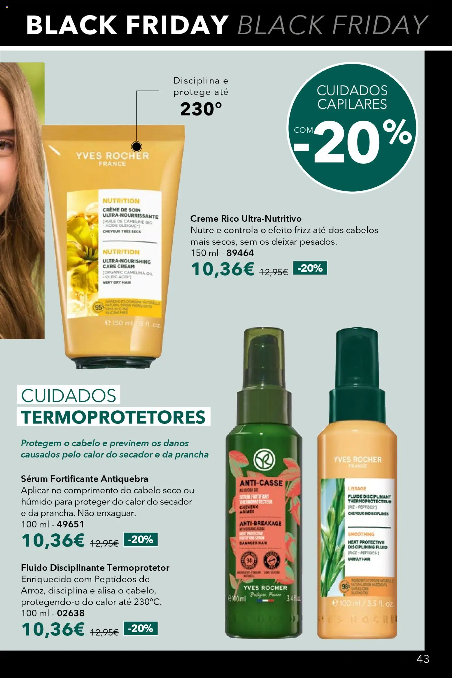 Yves Rocher - Black Friday │ válido de 12.11.2025 | Página: 43 | Produtos: Secador, Sérum, Creme, Prancha