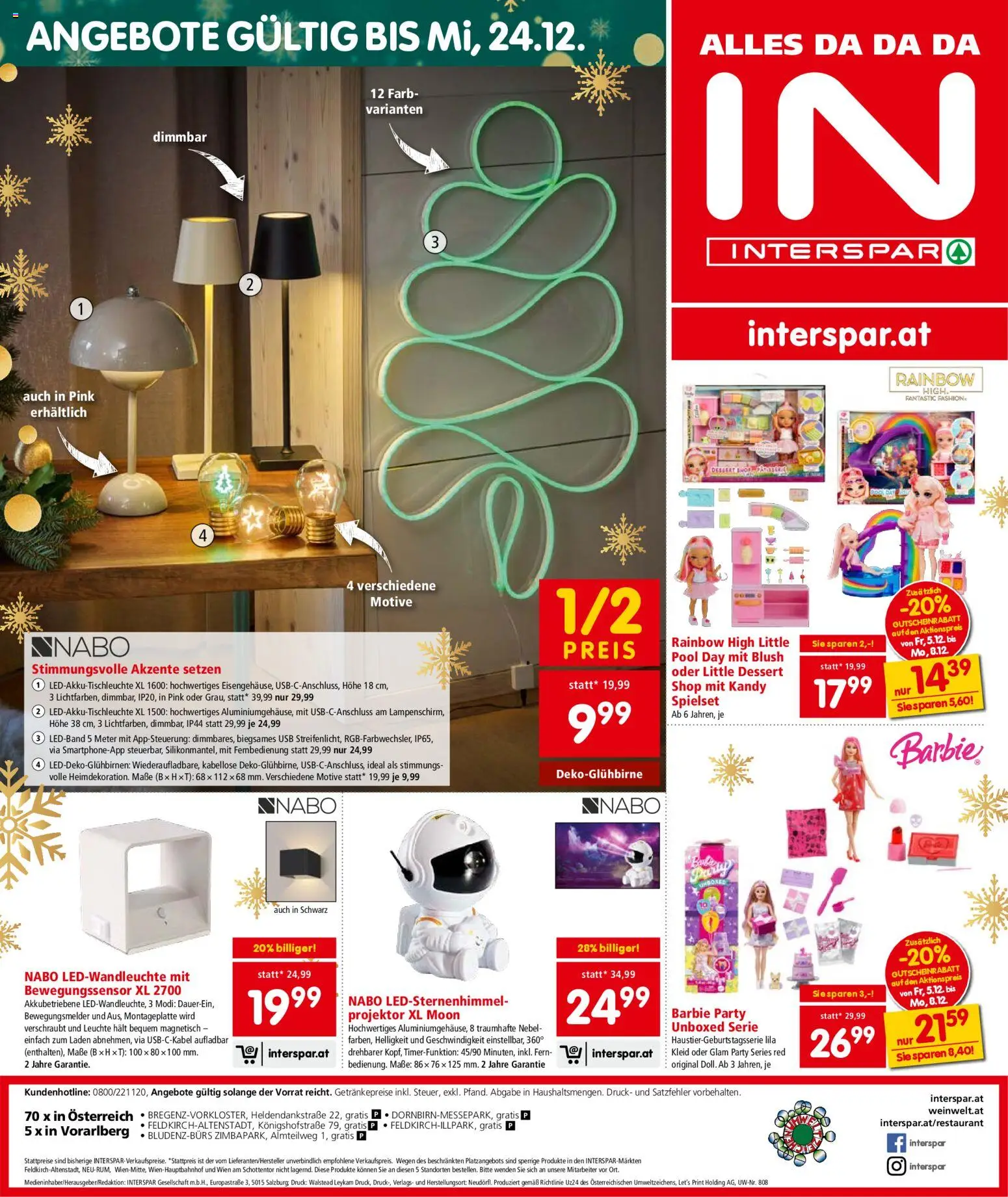 Interspar Flugblatt - Vorarlberg gültig ab 04.12.2025 | Seite: 20 | Produkte: Box