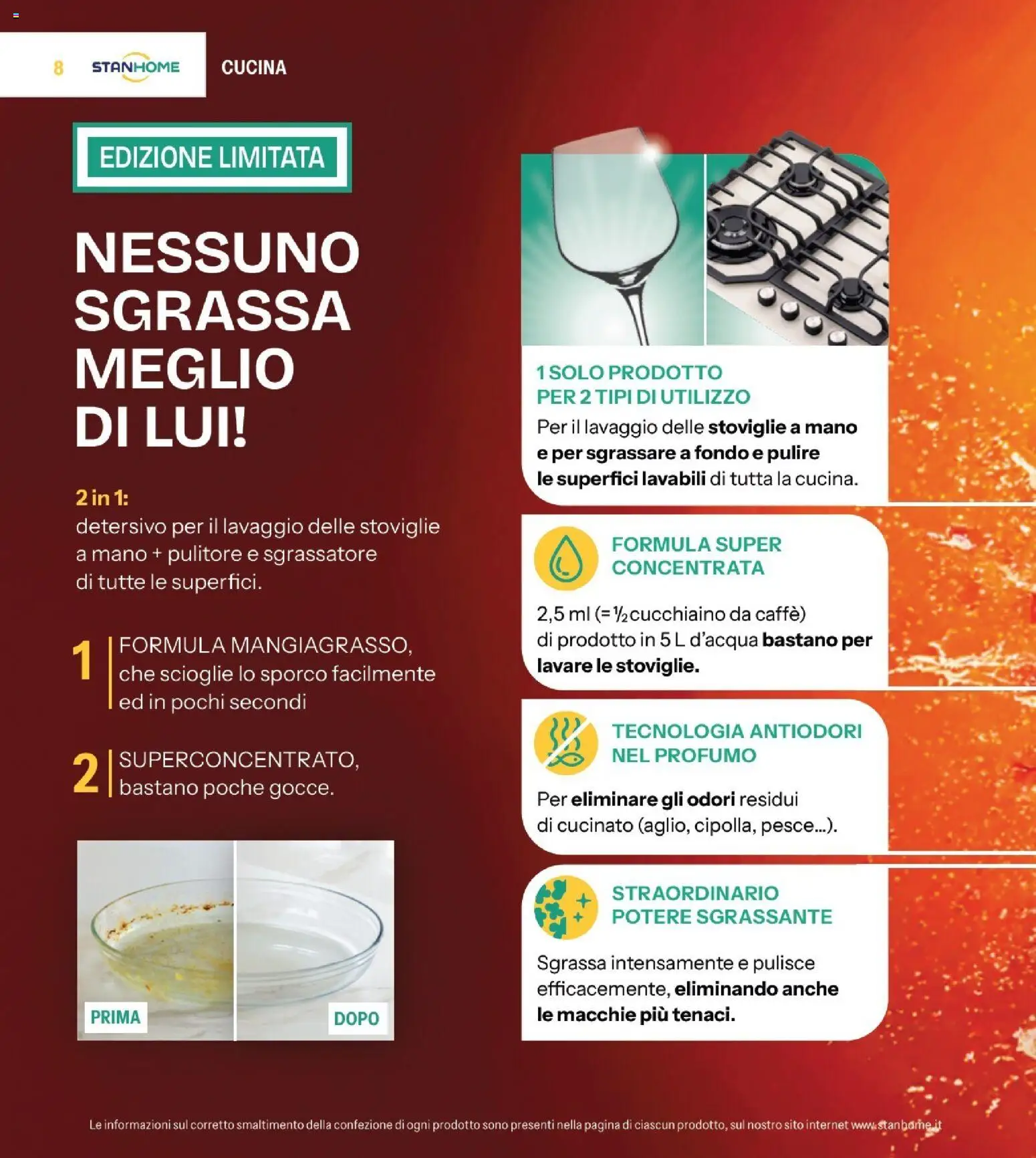 Volantino Stanhome del 23.12.2025 | Pagina: 8 | Prodotti: Caffè, Pesce, Sgrassatore, Profumo