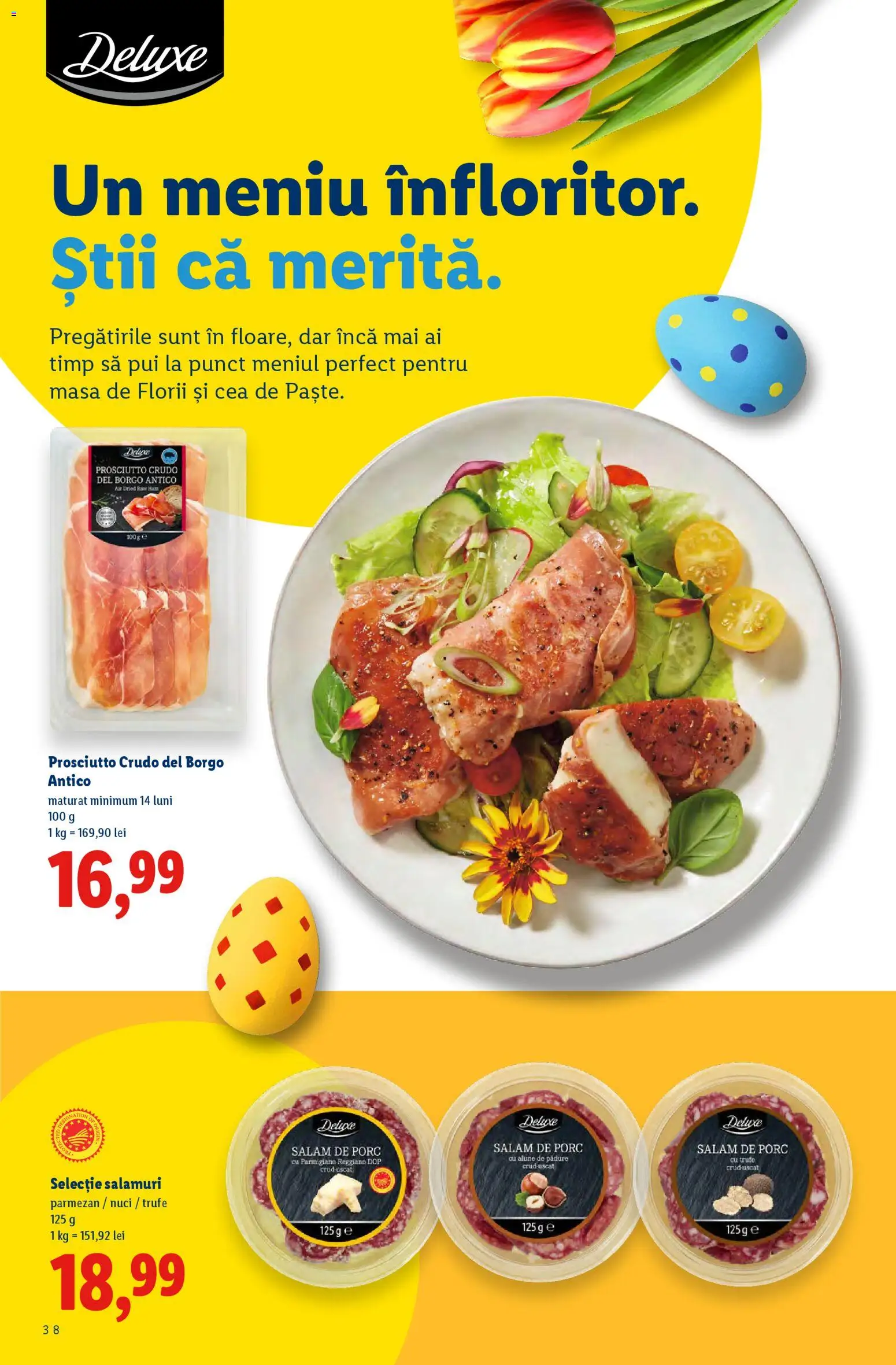 Noul catalog Lidl – valabil de la 02.03.2026 | Pagină: 38 | Produse: Masă, Salam, Nuci, Parmezan