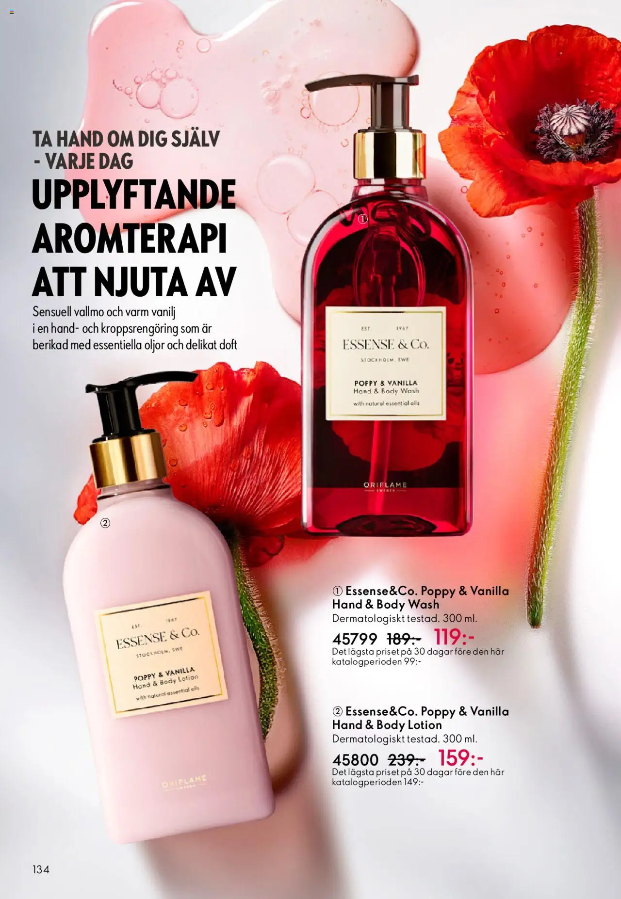 Oriflame reklamblad aktuell från 14.09.2025 | Sida: 134 | Produkter: Doft, Body lotion