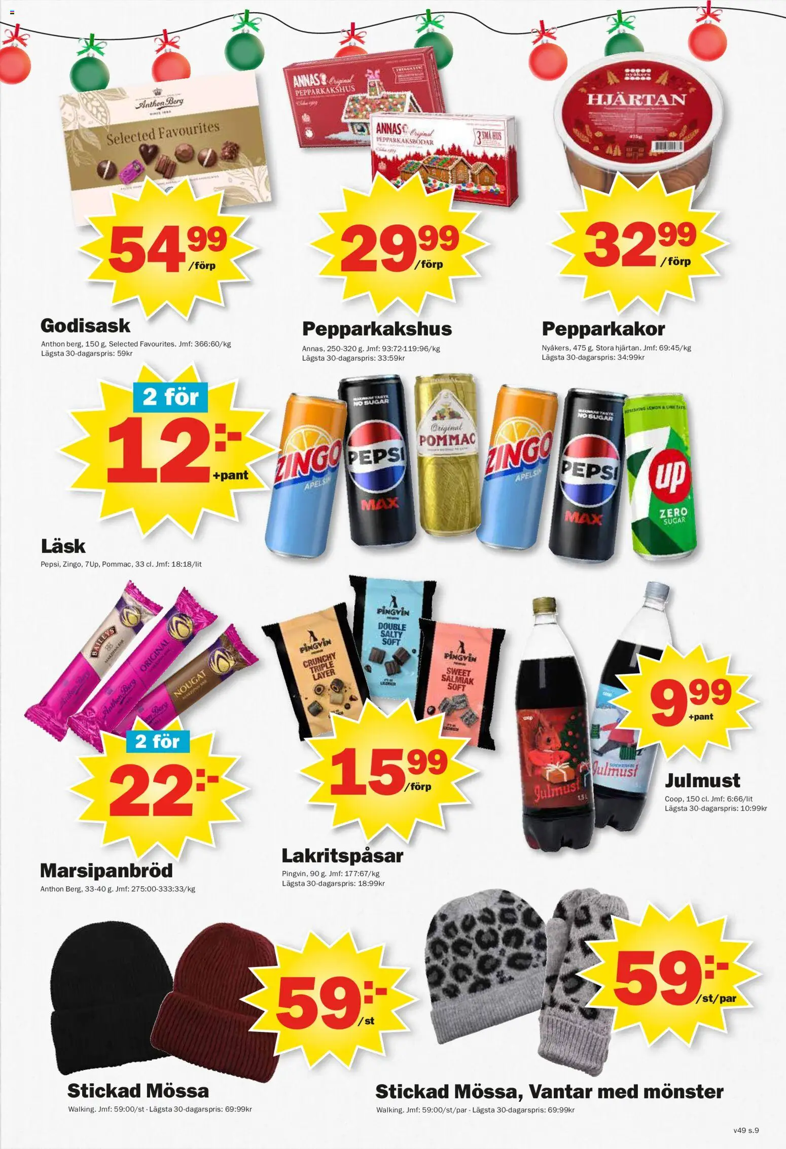 Pekås reklamblad aktuell från 01.12.2025 | Sida: 9
