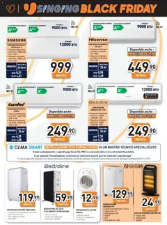 Anteprima del volantino Unieuro - Black Friday valido a partire dal 04.11.2025 | Pagina: 24 | Prodotti: Stufa, Data, Tanica, Samsung