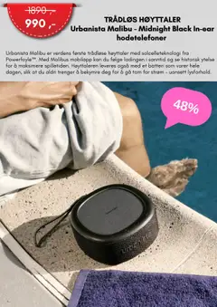  | Side: 4 | Produkter: Hodetelefoner, Høyttaler, Batteri, Blåbär