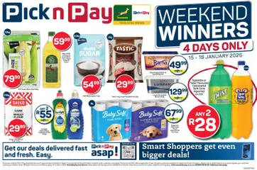 Pick n Pay specials catalogue – valid from 15.01.2026