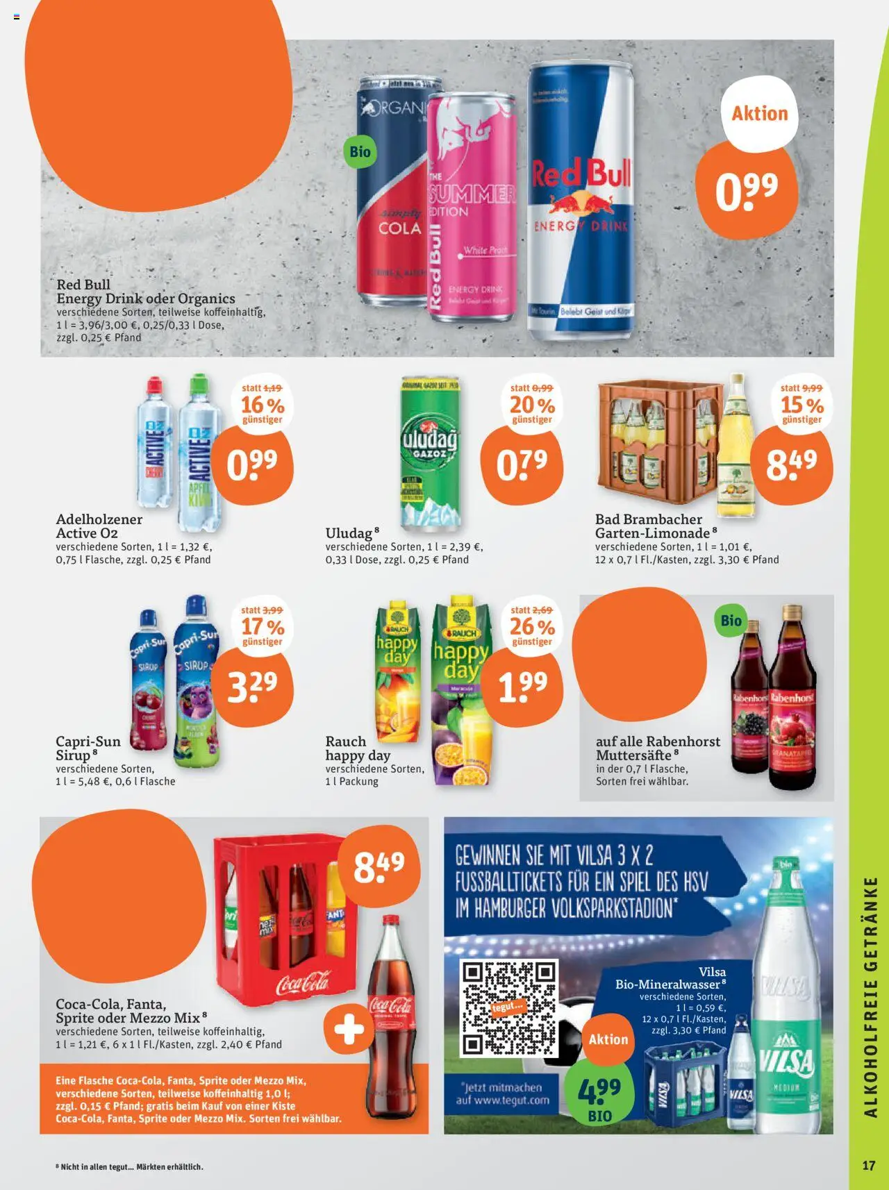Tegut Prospekt - gültig ab dem 25.08.2025 | Seite: 19 | Produkte: Mezzo mix, Cola, Energy, Oder mezzo mix