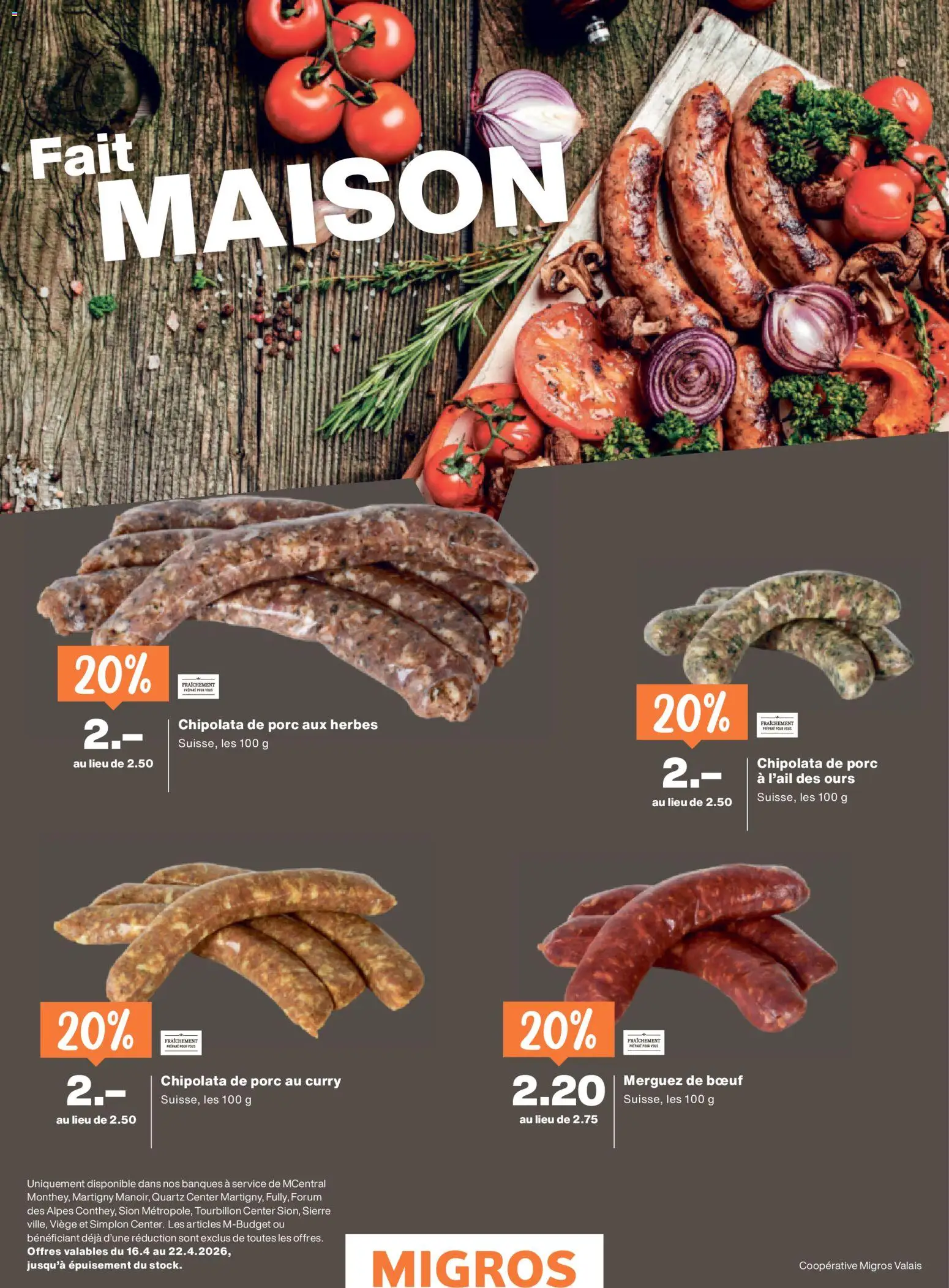 Migros aktionen Magazin FR – gültig ab 14.04.2026 | Seite: 31