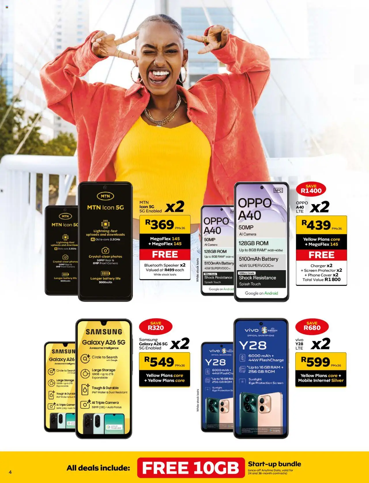MTN Deals │ valid from 07.06.2025 | Page: 6 | Products: Cover, Phone, Charger, Stock