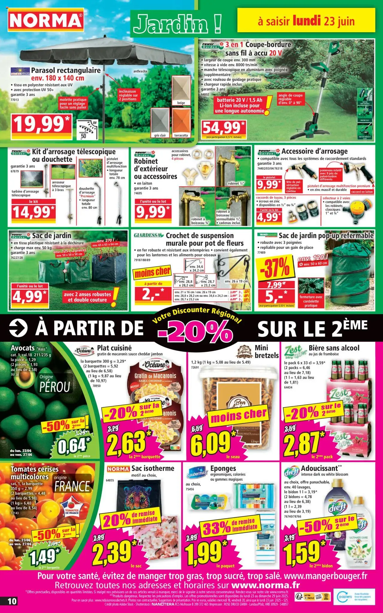  | Page: 10 | Produits: Alcool, Avocats, Poignées, Parasol