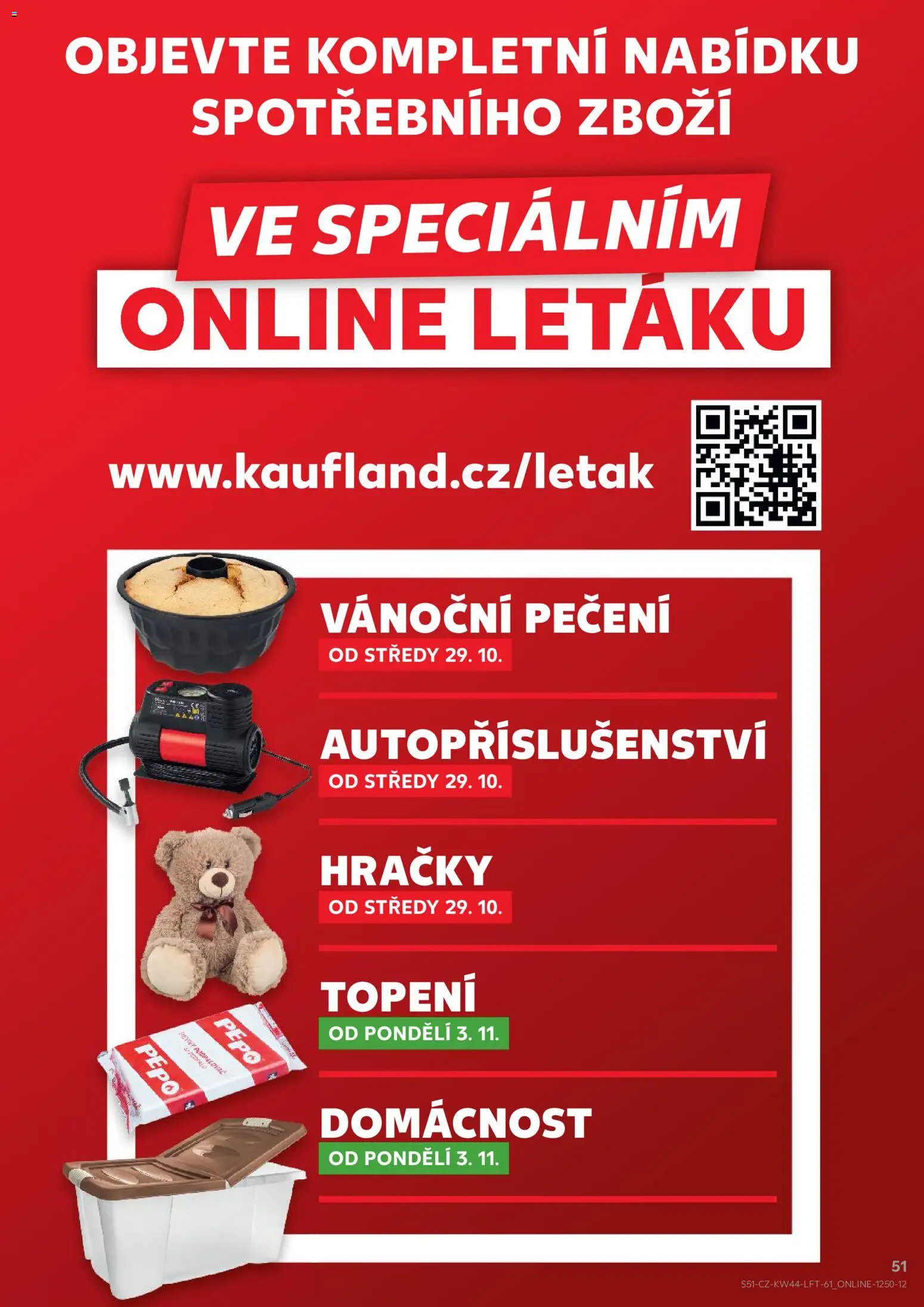 Kaufland leták - Kolín od 29.10.2025 | Strana: 51 | Produkty: Hračky, Pepo