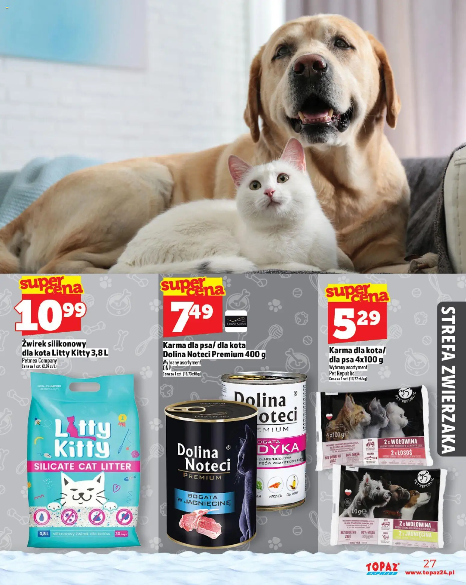 Topaz Gazetka - Express od 27.11.2025 | Strona: 27 | Produkty: Jagnięcina, Łosoś, Olej, Wołowina