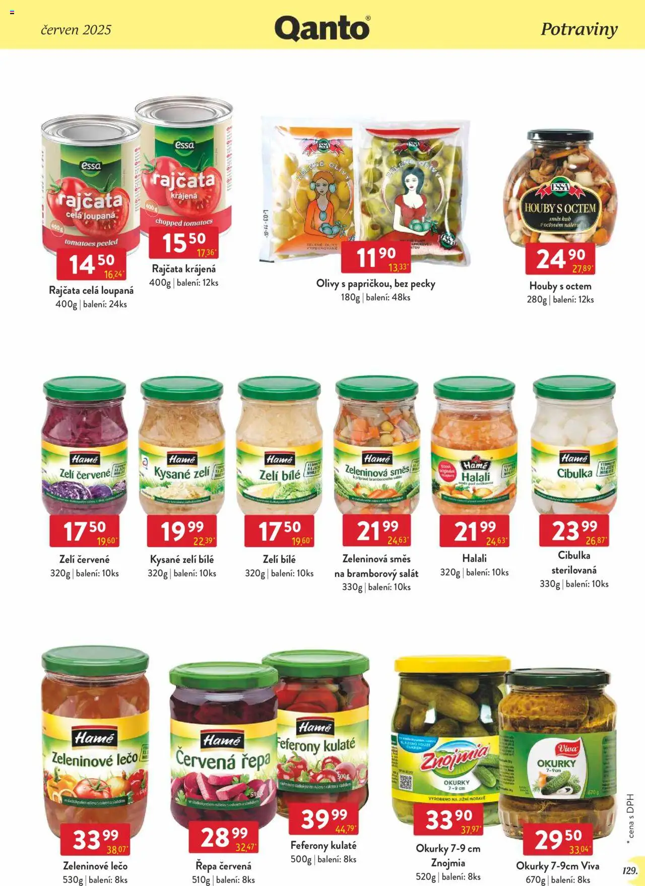 Astur & Qanto leták - Velkoobchod 06/2025 od 01.06.2025 | Strana: 129 | Produkty: Bramborový salát, Salát, Červená řepa, Kysané zelí