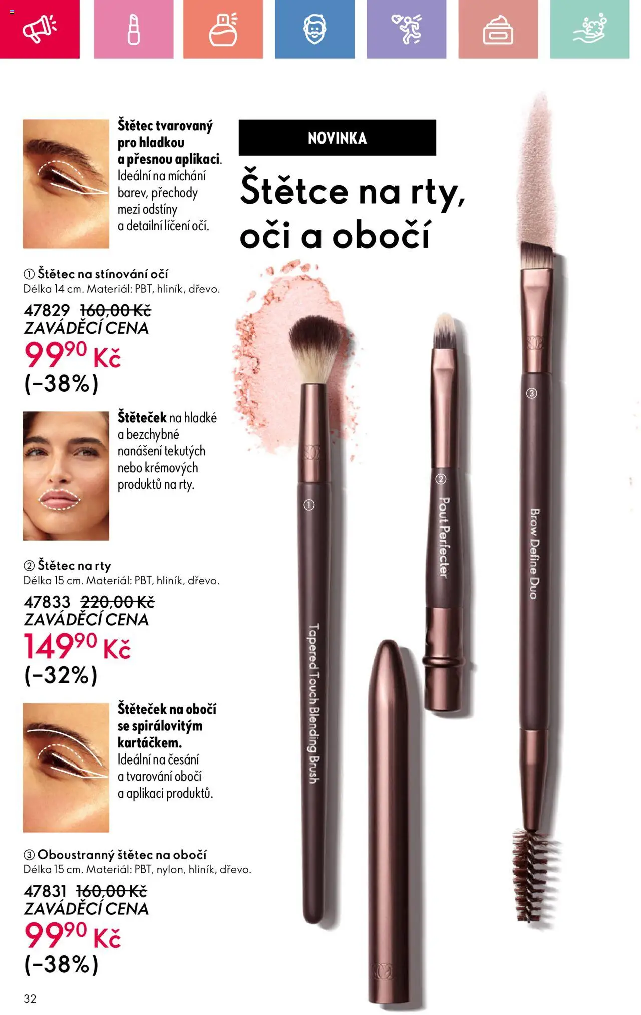 Oriflame katalog č.10/2025 od 06.07.2025 | Strana: 32 | Produkty: Štětec