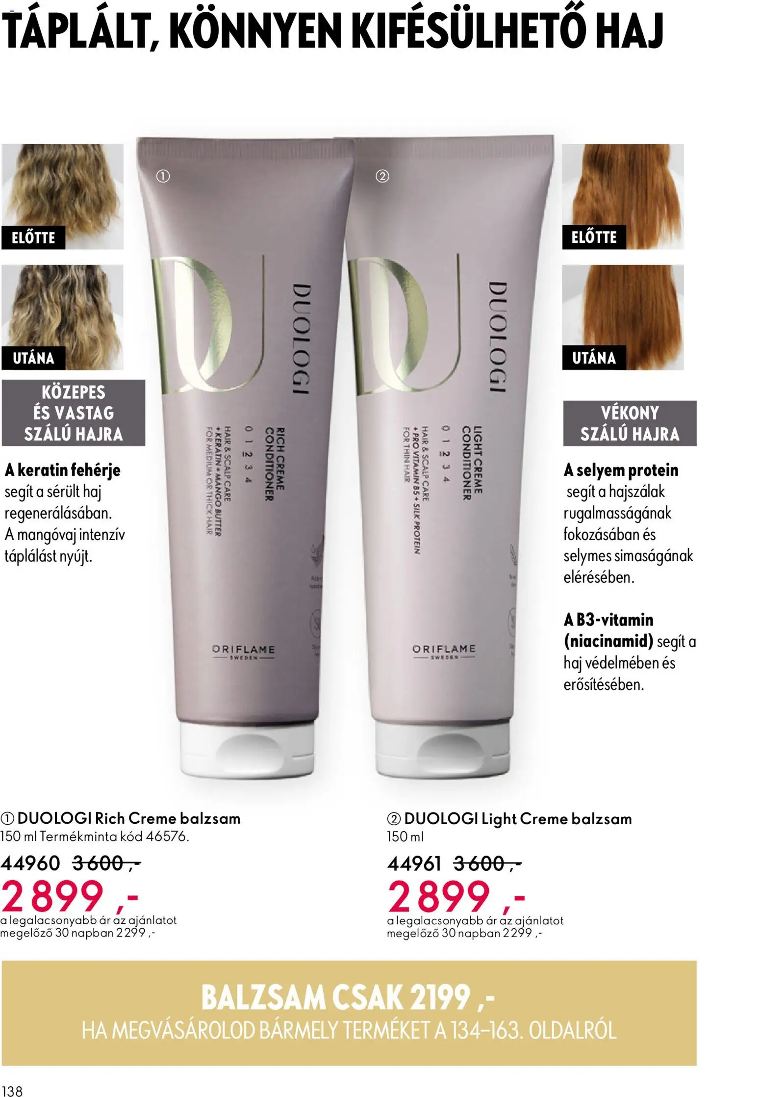 Oriflame akciós ujság - amely érvényes a következő dátumtól: 12.11.2025 | Oldal: 138 | Termékek: Protein, Fehérje