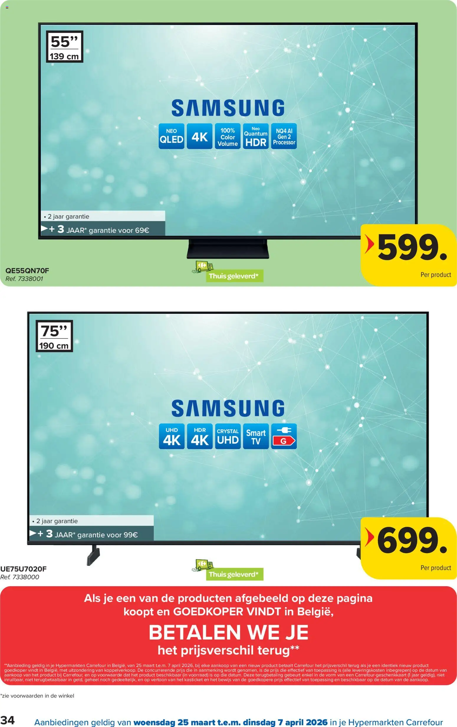 Nieuwe » Carrefour folder van 25/03/2026 🤩  « is er! Ontdek geweldige aanbiedingen en bespaar. | Belgium