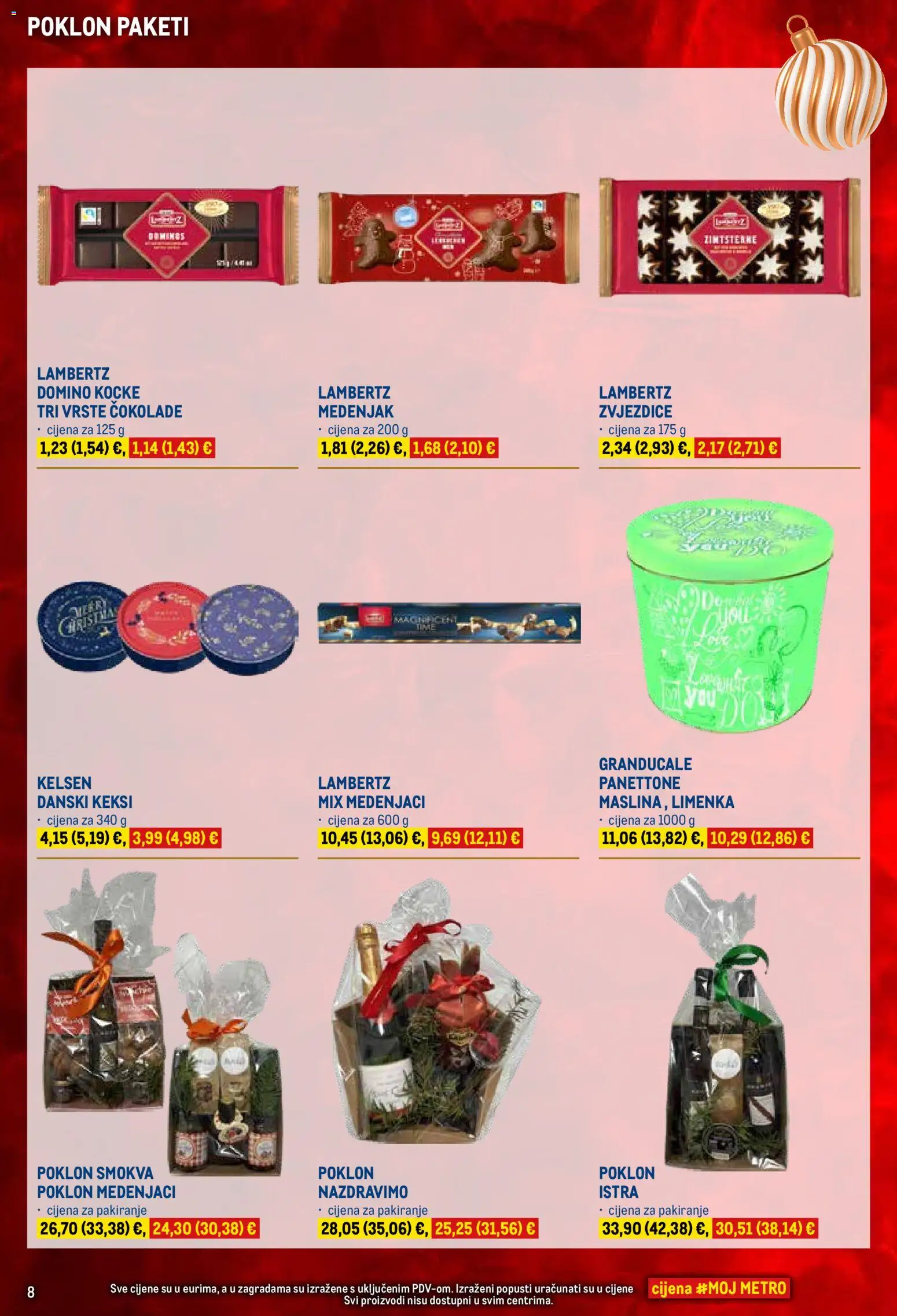 Metro katalog | vrijedi od 03.11.2025 | Stranica: 8 | Proizvodi: Panettone, Keksi