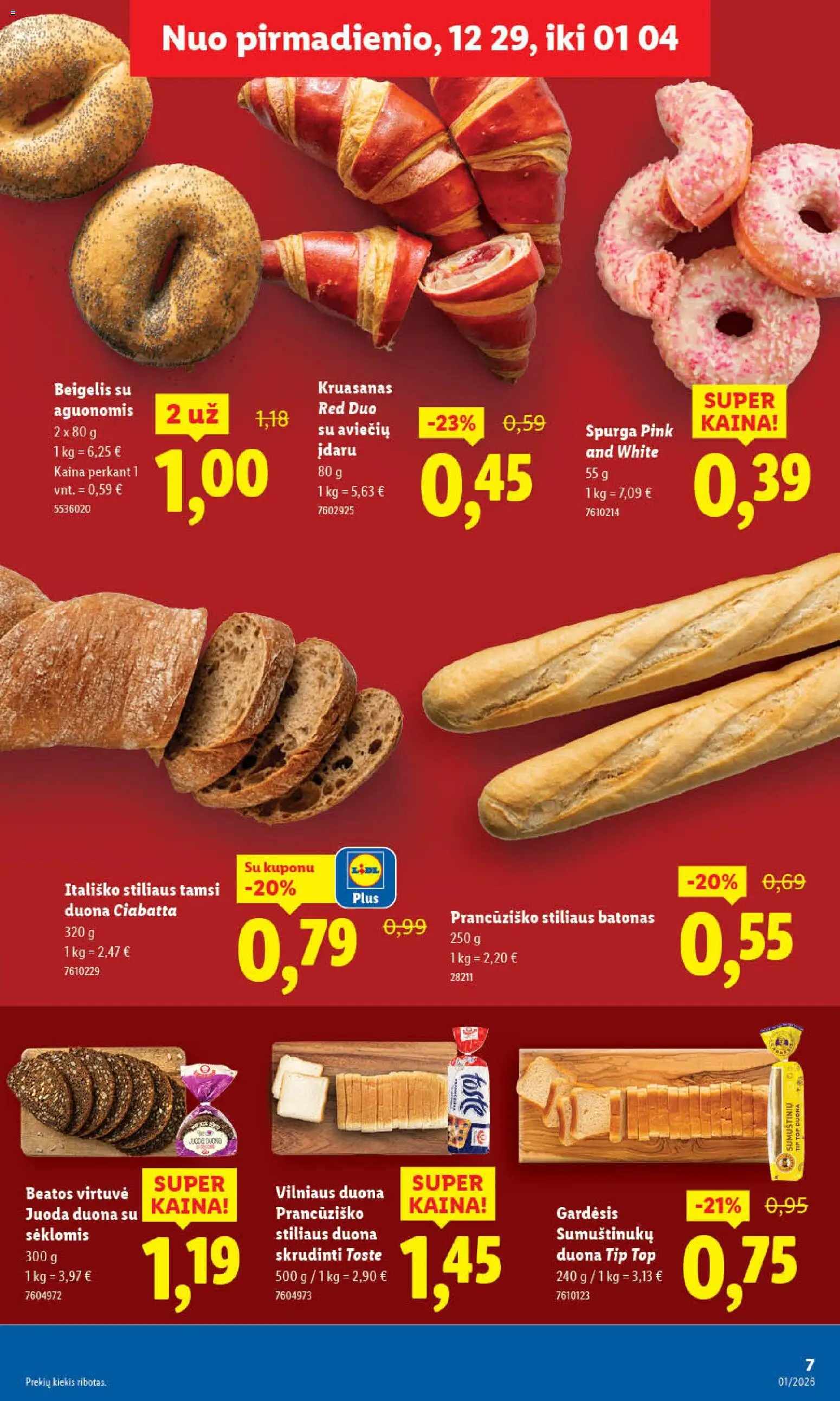 LIDL akcijos nuo 29.12.2025 | Puslapis: 7