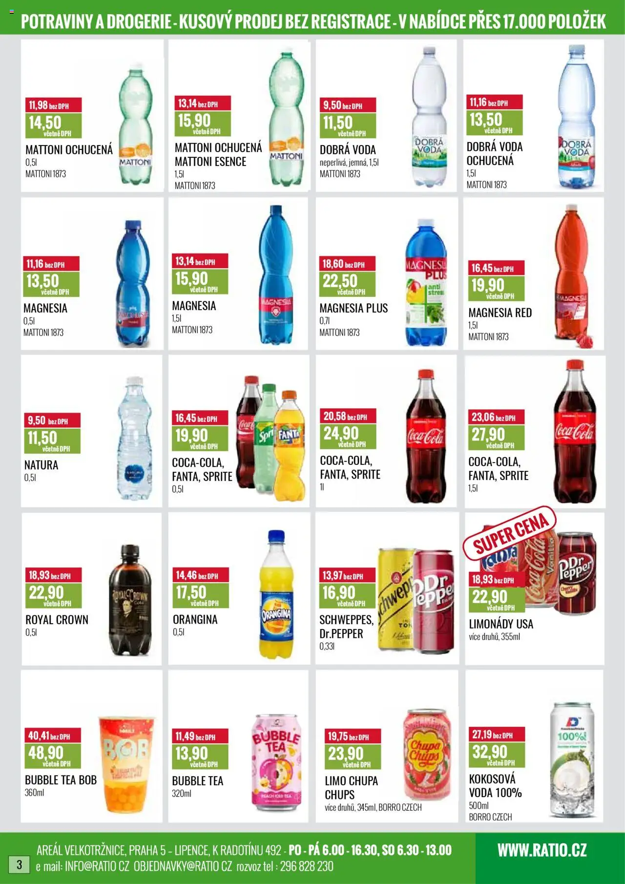 Ratio leták od 01.10.2025 | Strana: 4 | Produkty: Mattoni, Voda, Magnesia, Cola