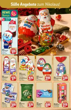 Rewe DE - DE Folder - Voorbeeld van een folder van Rewe DE, geldig van 01.12.2025 | Pagina: 4 | Producten: Oreo, Kinder, Gyömbér shot