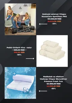 Vitapur Black Friday  - pregled Vitapur kataloga - važi od 06.11.2025 | Strana: 5 | Proizvode: Usisivač, Peškir
