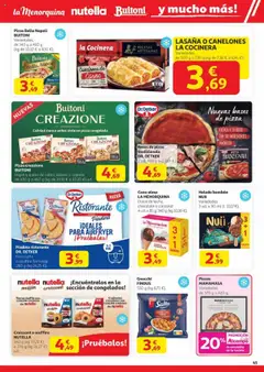 Vista previa Alcampo - Canarias válido desde el 23.10.2025 | Página: 45 | Productos: Queso, Pizza, Croissant, Σαντιγύ