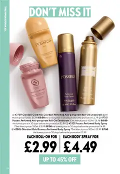 Preview of Oriflame - Offers valid from 11.02.2026 | Page: 34 | Products: Deodorant, Antiperspirant