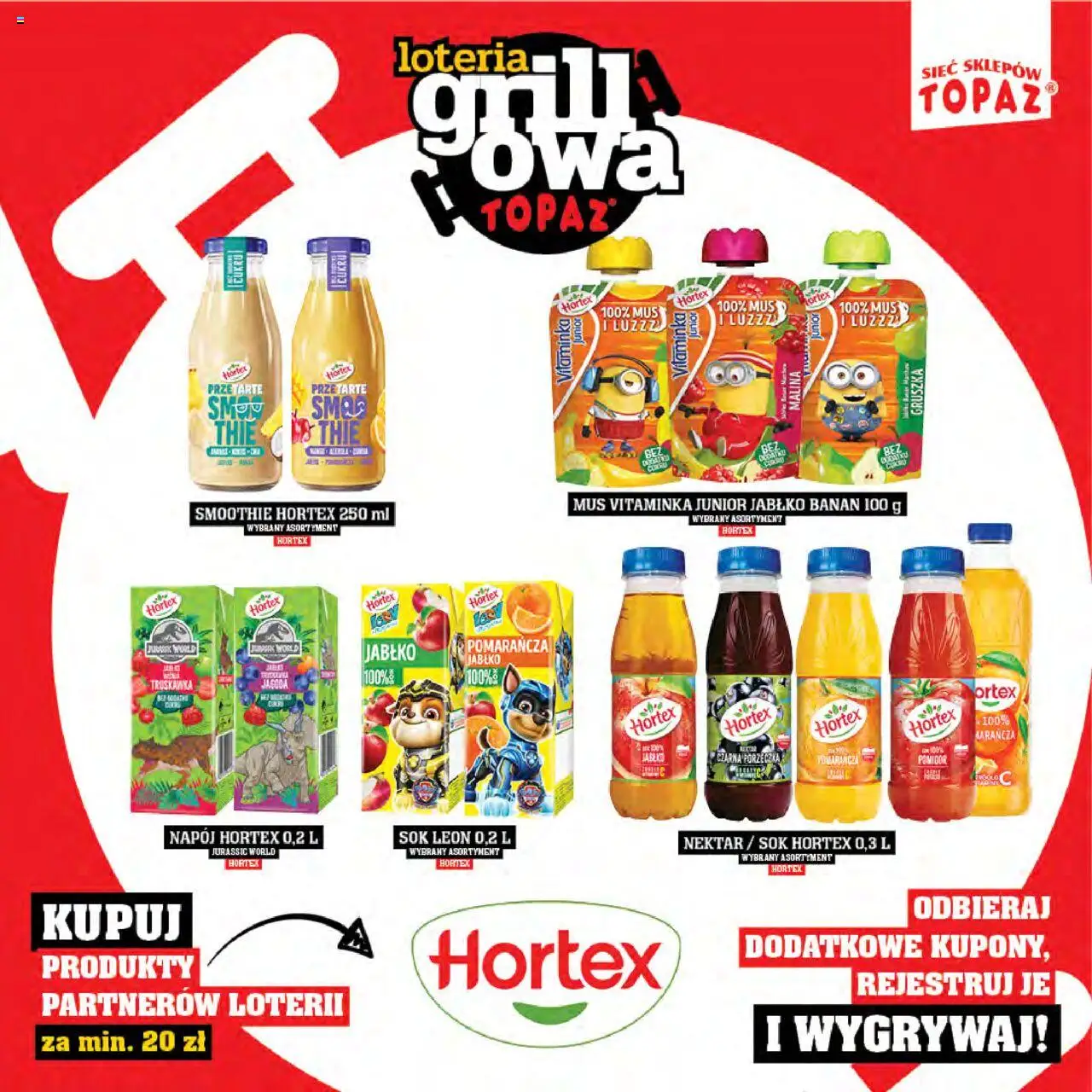Topaz Gazetka - Katalog produktów Loteria Grillowa od 25.04.2025 | Strona: 65 | Produkty: Mango, Gruszka, Malina, Banan