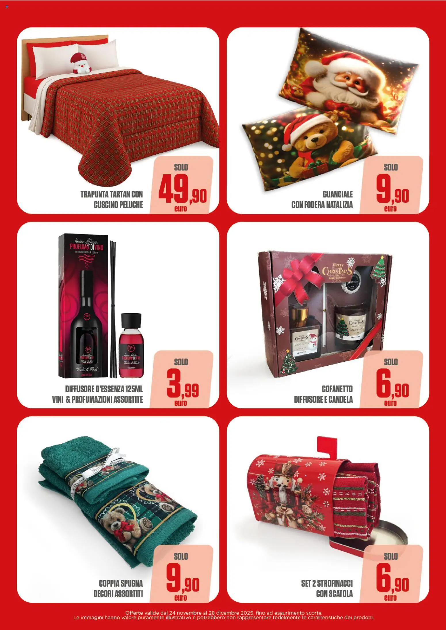 Volantino Brico io del 24.11.2025 | Pagina: 11 | Prodotti: Peluche, Trapunta, Cuscino, Scatola