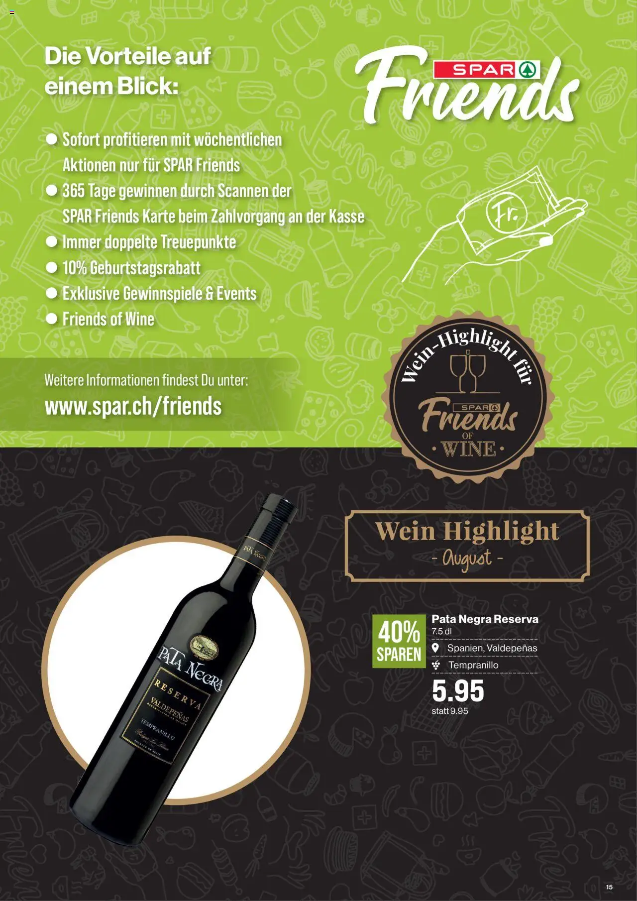SPAR Aktionen ab 28.08.2025 | Seite: 15 | Produkte: Wein