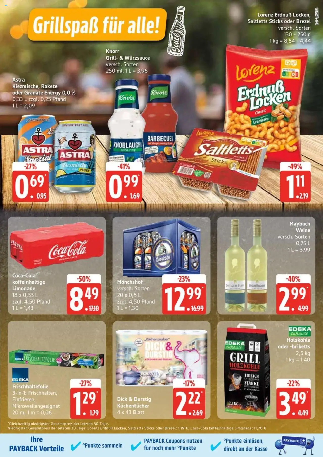 Edeka Prospekt 	 - gültig ab dem 07.07.2025 | Seite: 3 | Produkte: Grill, Energy, Knorr, Knoblauch