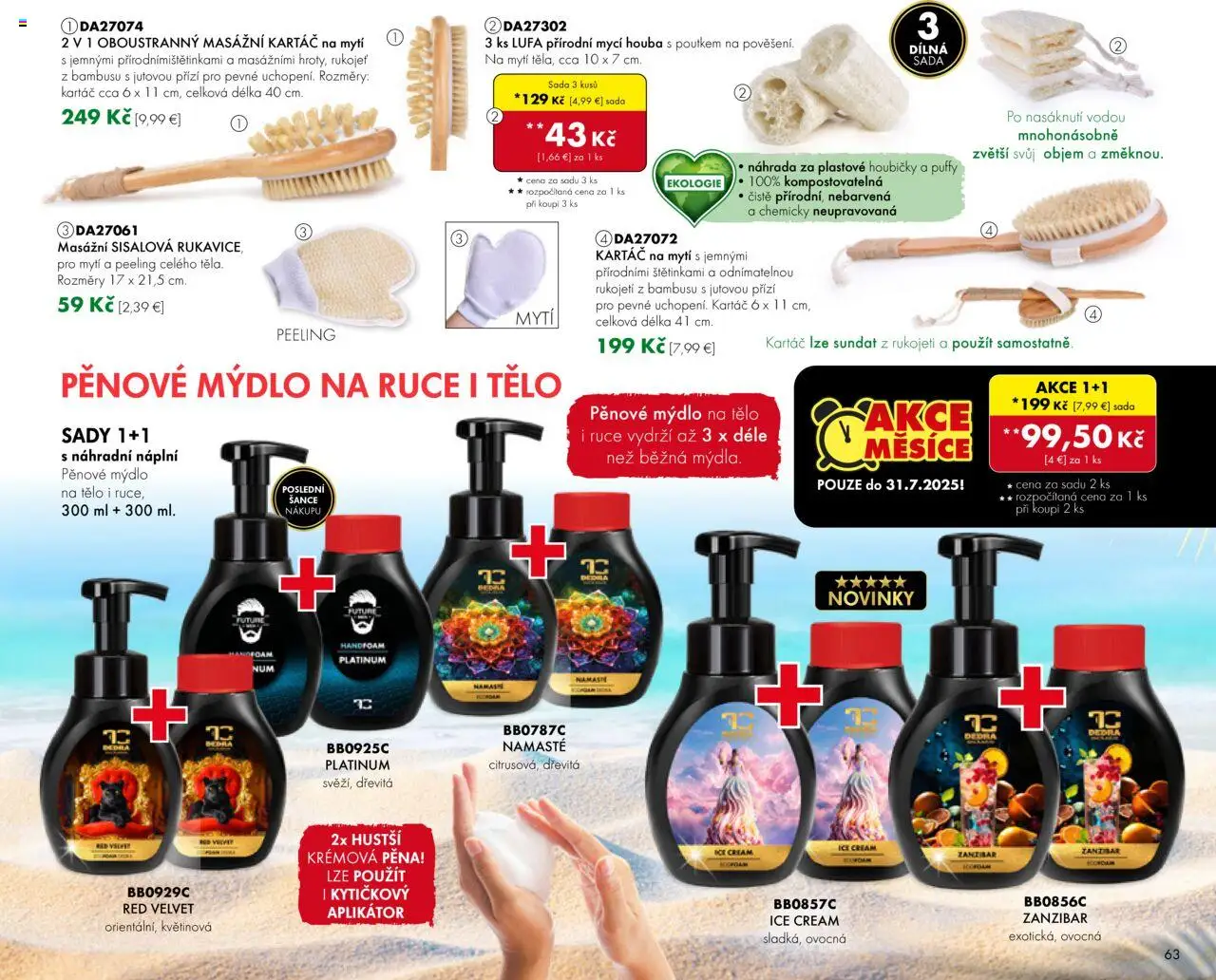 Dedra Katalog 7 2025 │ platný od 20.06.2025 | Strana: 63 | Produkty: Peeling, Mydlo