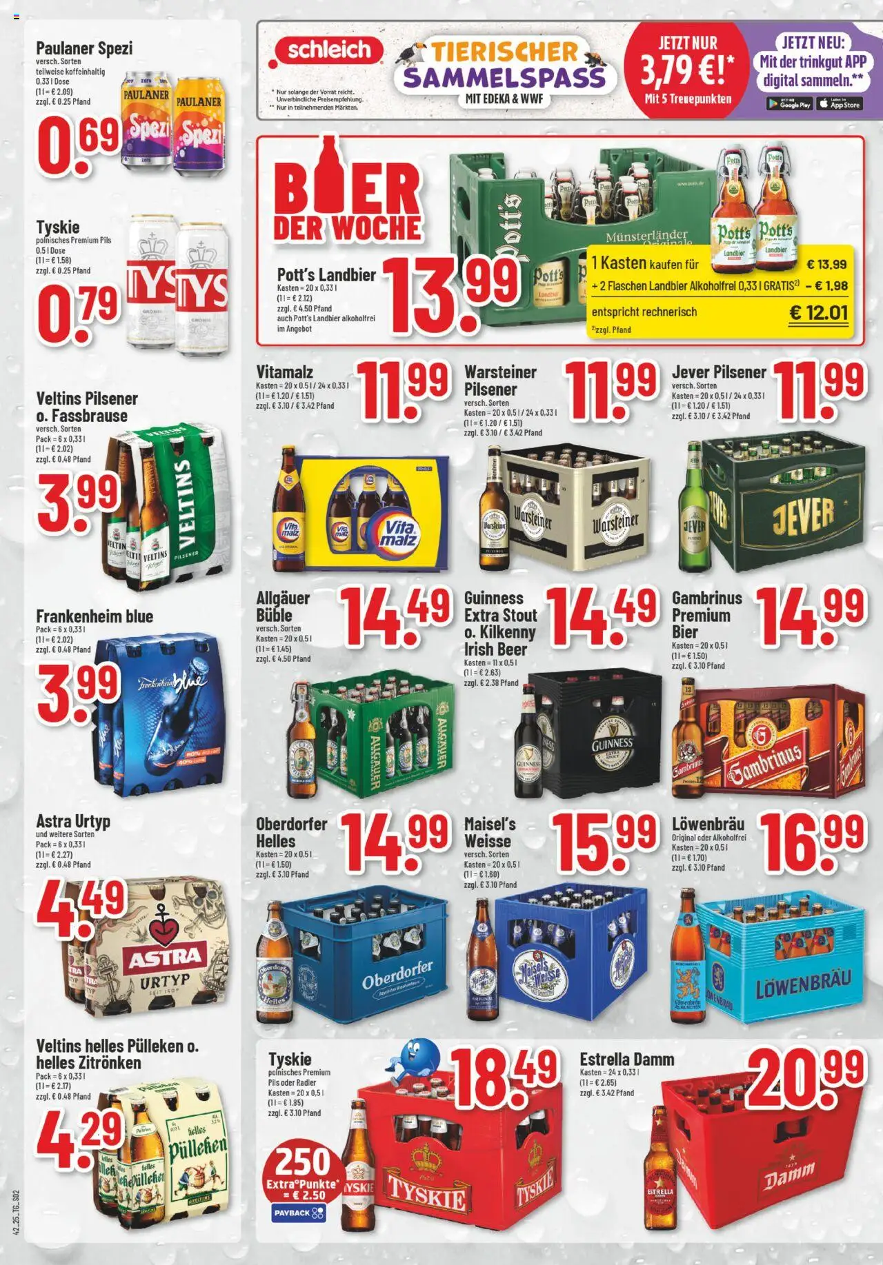 Trinkgut Prospekt – gültig ab 13.10.2025 | Seite: 2 | Produkte: Tyskie, Paulaner spezi, Radler, Jever