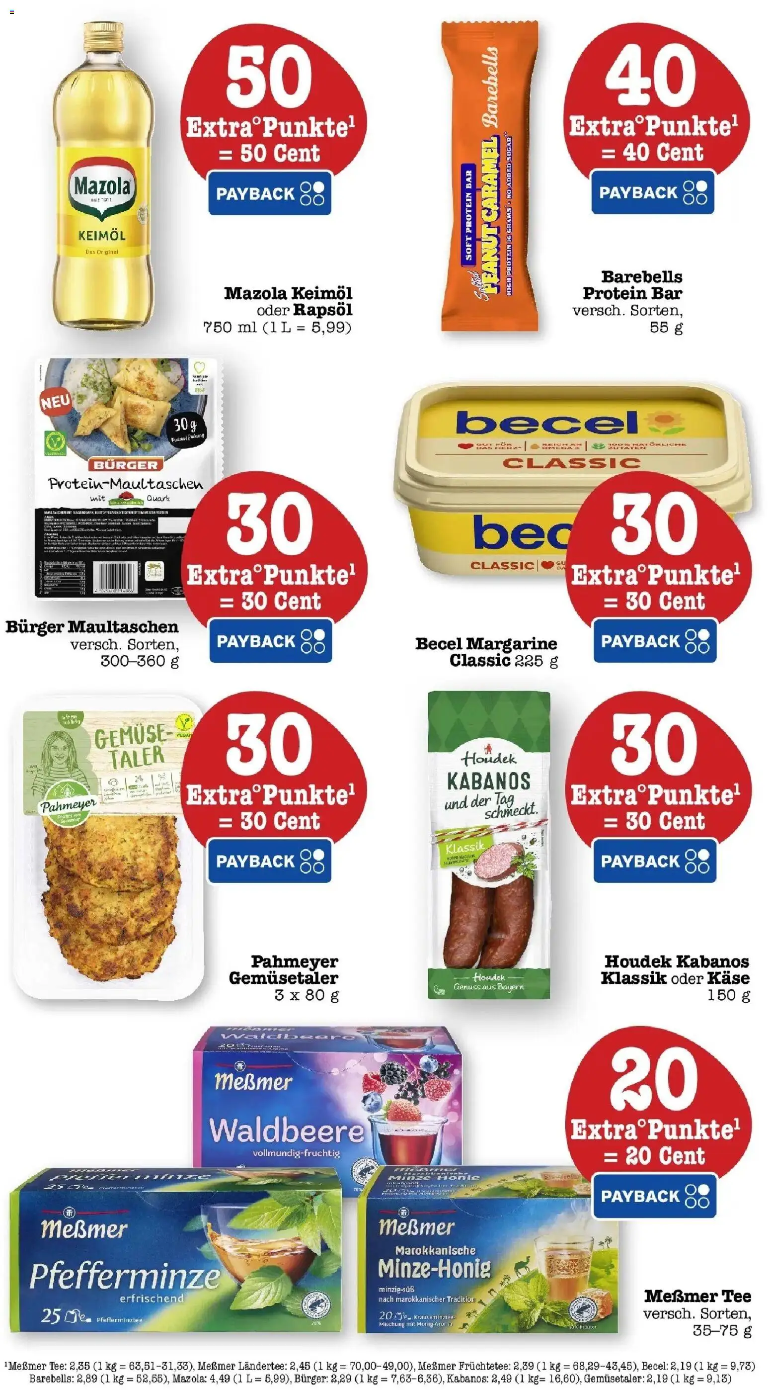 E center Prospekt Mainz-Weisenau	 – gültig ab 12.04.2026 | Seite: 58 | Produkte: Margarine, Quark, Käse, Tee