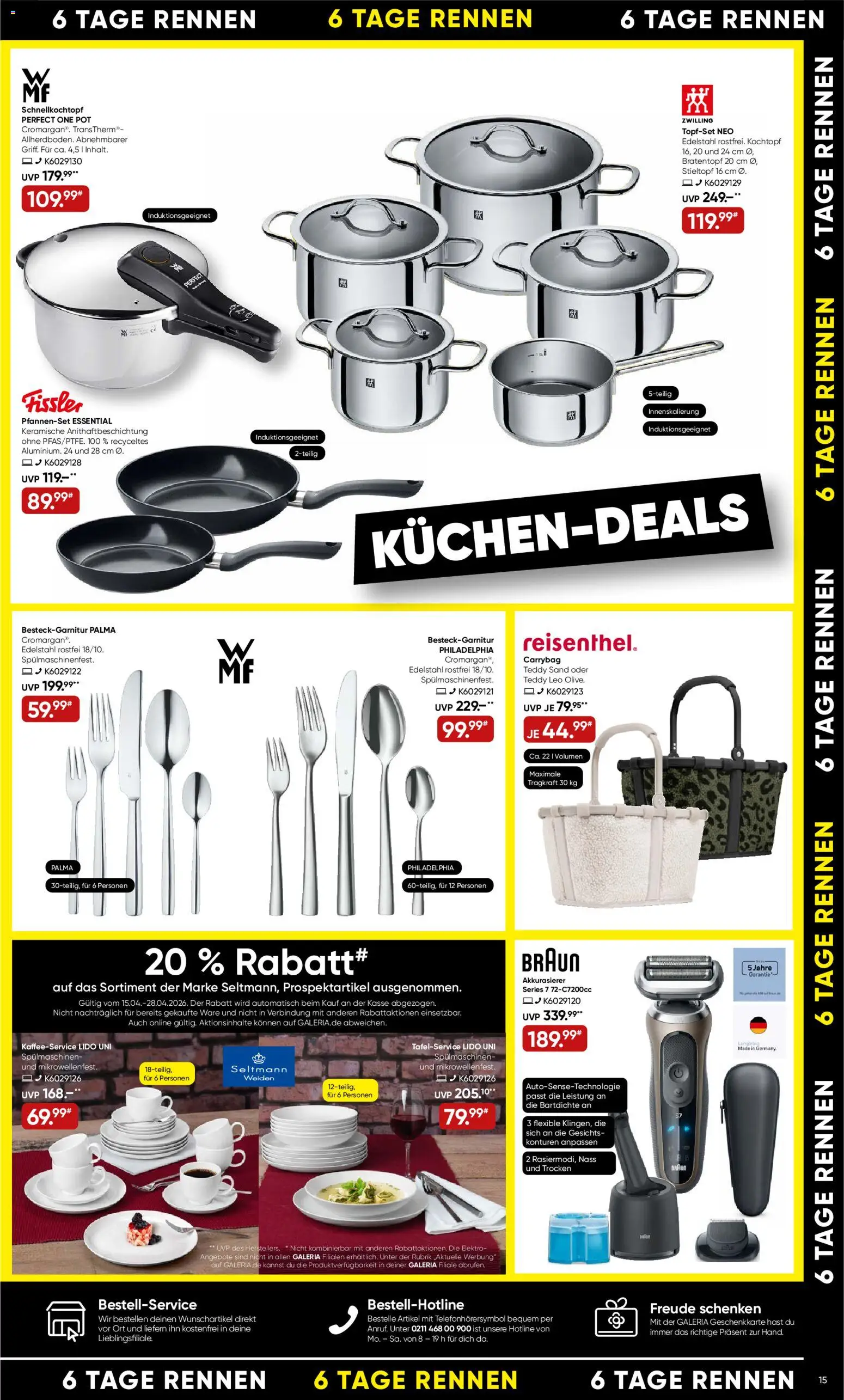 Galeria Karstadt Kaufhof Prospekt 	 – gültig ab 15.04.2026 | Seite: 15 | Produkte: Philadelphia