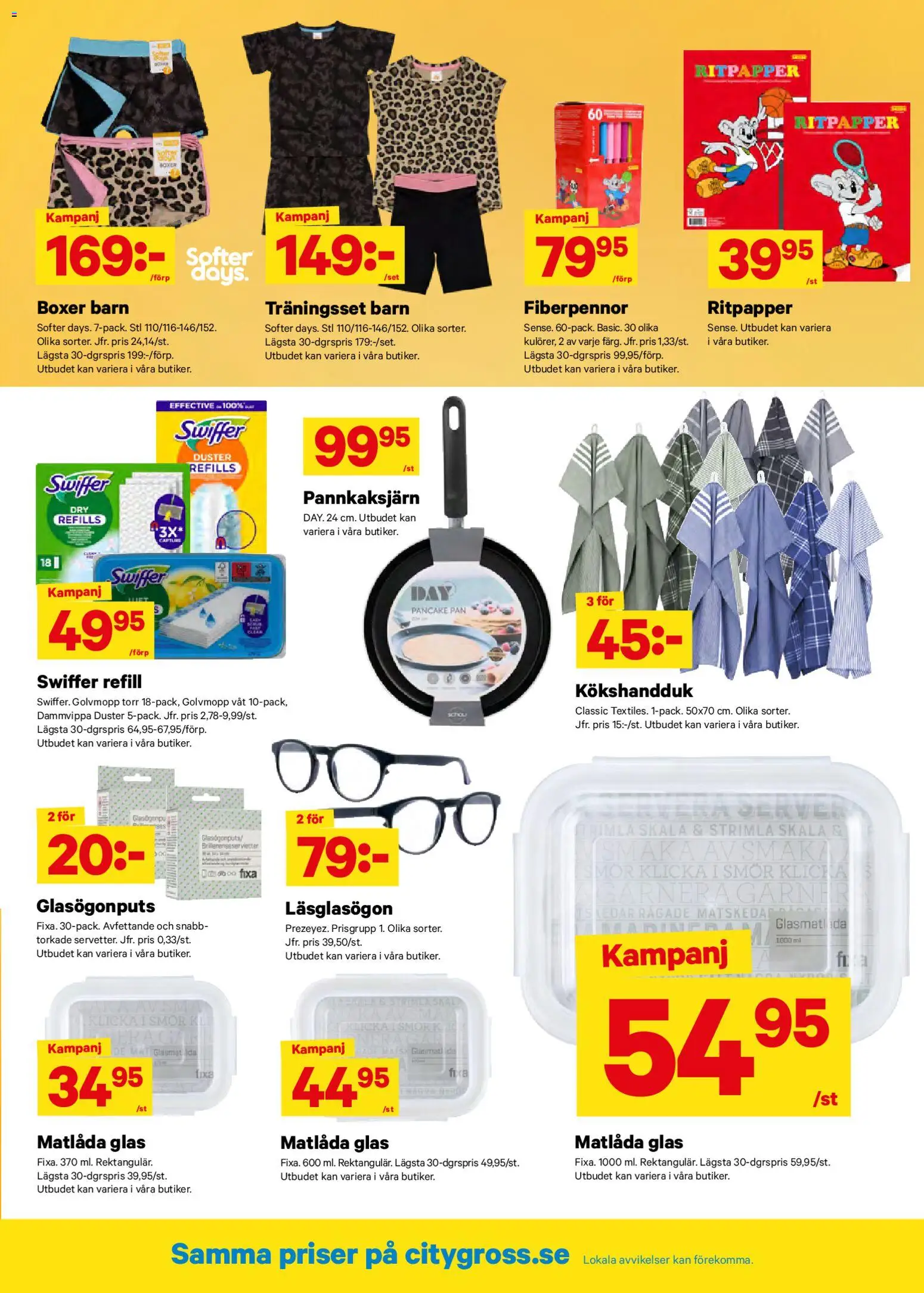 City Gross reklamblad aktuell från 23.02.2026 | Sida: 12 | Produkter: Smör, Matlåda, Dammvippa, Golvmopp