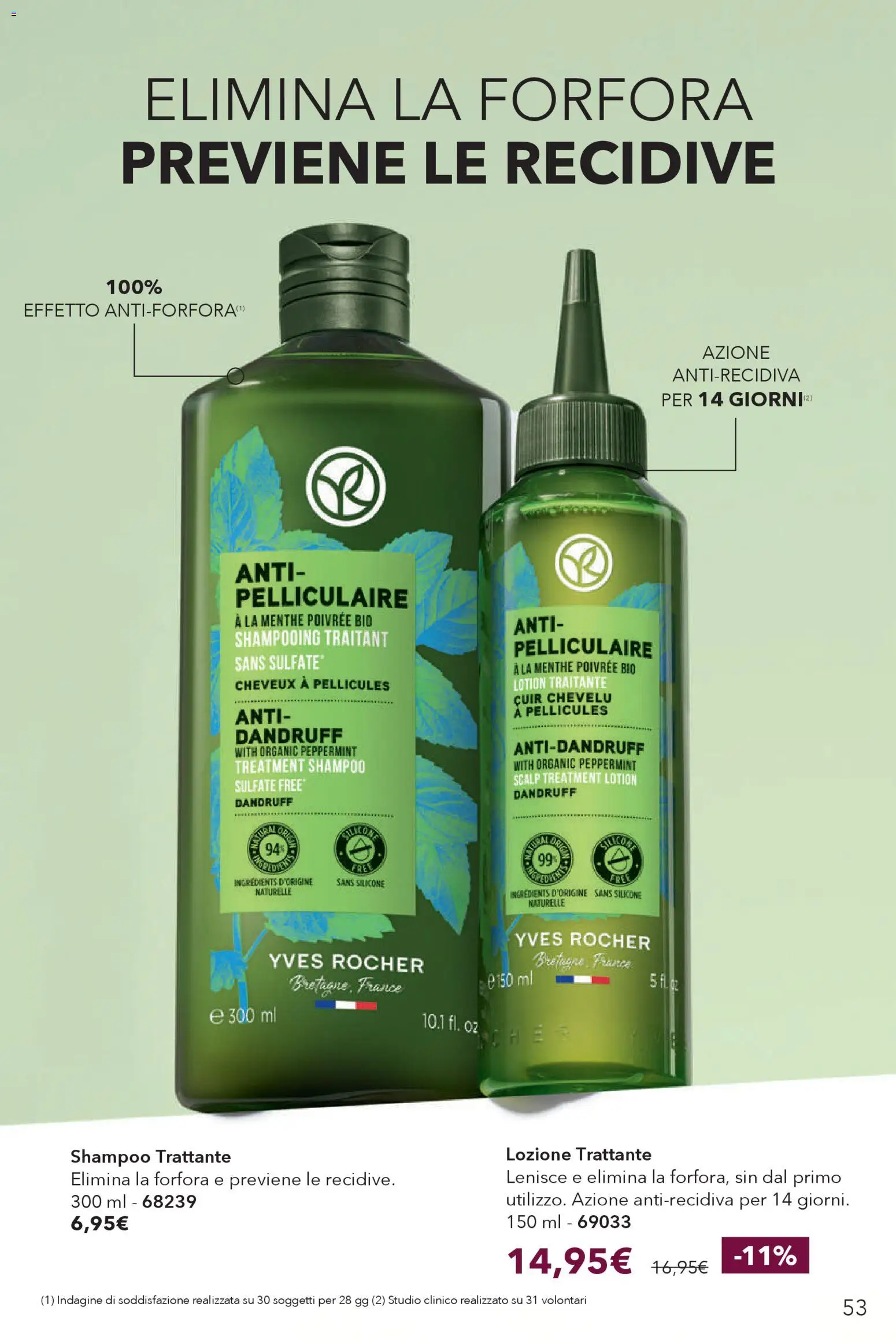 Volantino Yves Rocher del 30.01.2026 | Pagina: 53 | Prodotti: Shampoo, Silicone
