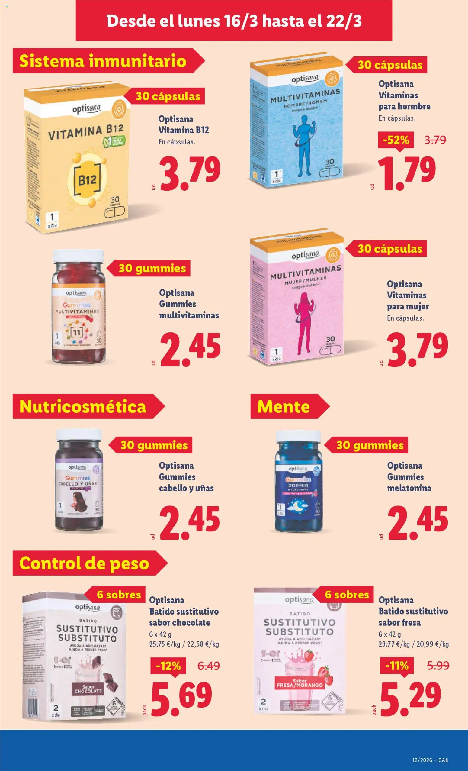 Lidl folleto de bazar │ válido desde el 16.03.2026 | Página: 15 | Productos: Chocolate, Peso