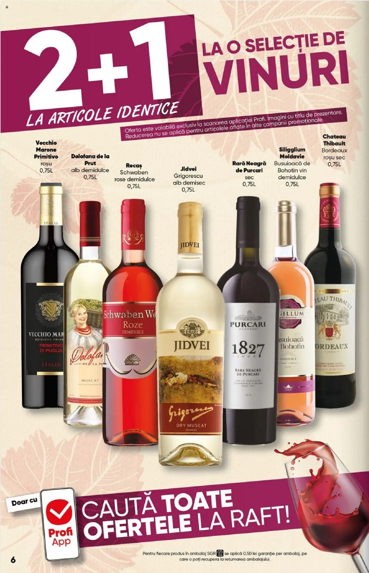Noul catalog Profi – valabil de la 01.10.2025 | Pagină: 8 | Produse: Raft, Vin