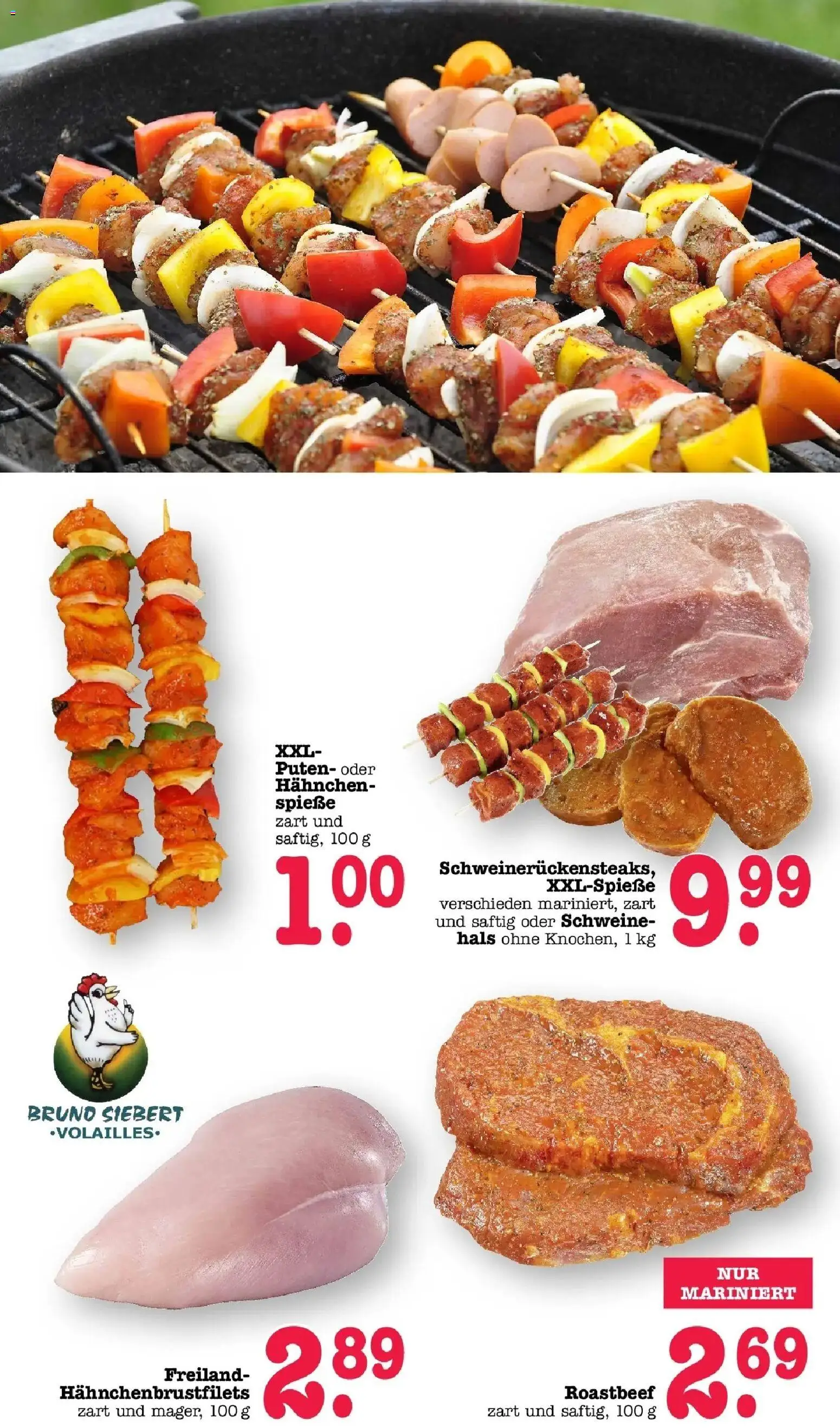 Edeka prospekt Bühlertal	 – gültig ab 20.04.2026 | Seite: 3 | Produkte: Hahnchen, Spieße, Roastbeef