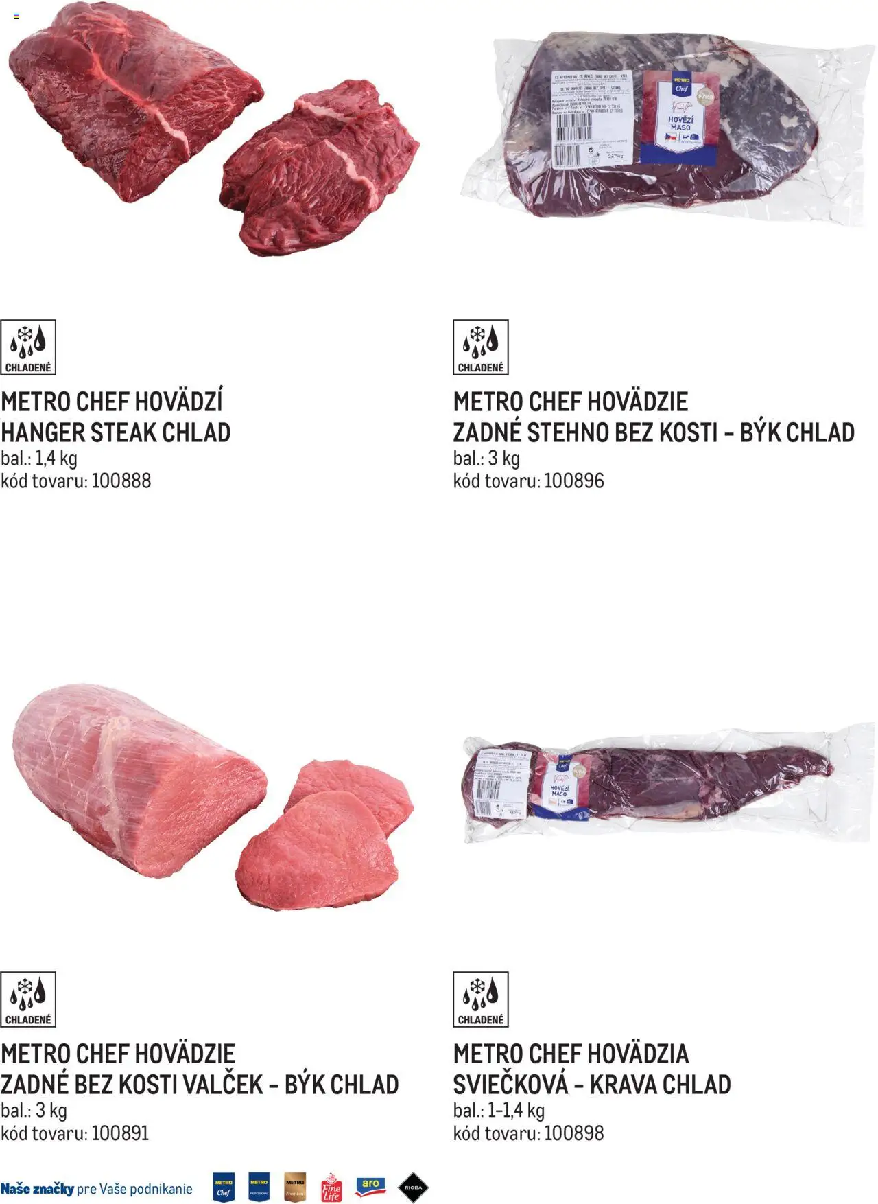 Nové Metro akcie – leták je platný od 08.10.2025 | Strana: 4 | Produkty: Steak