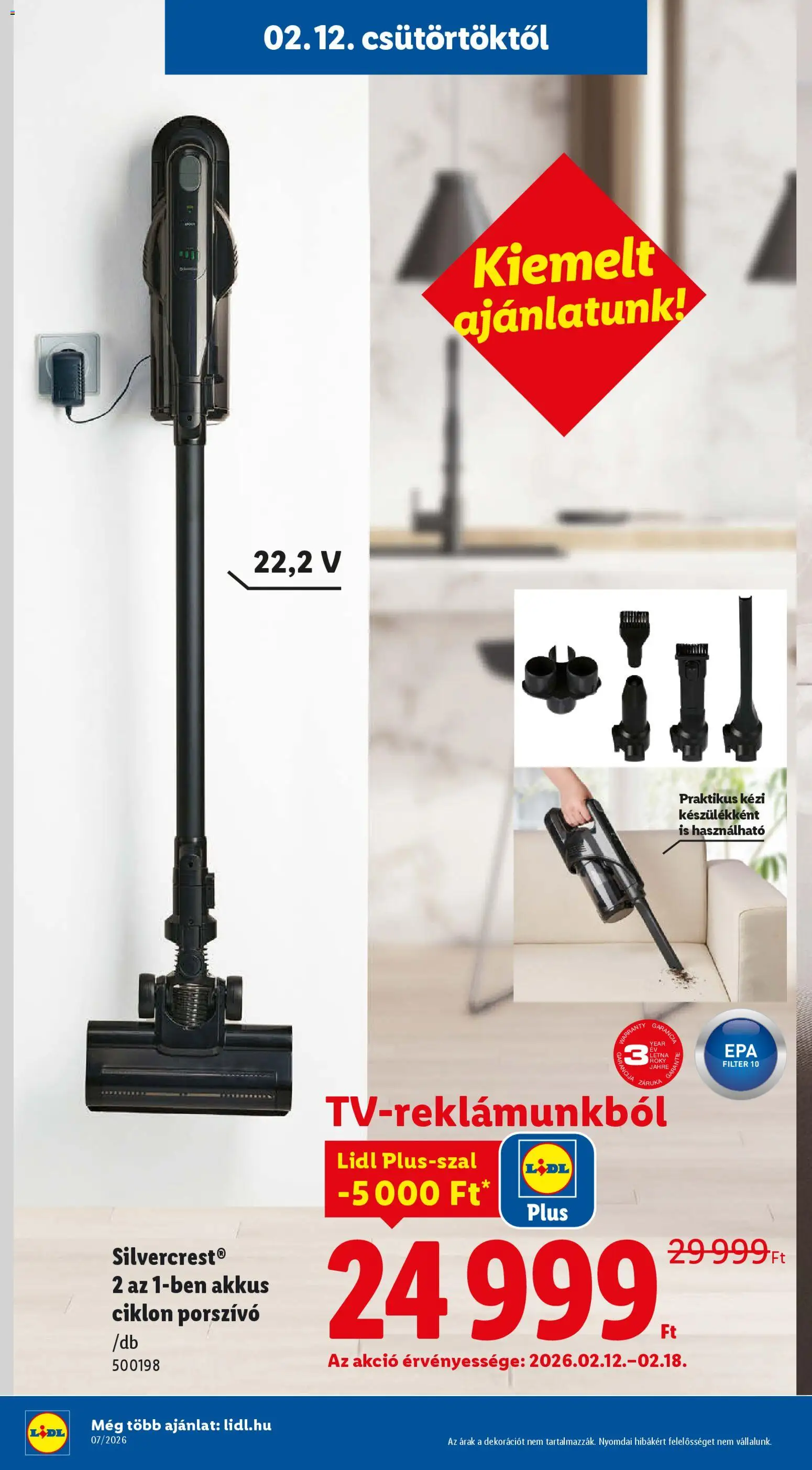 Lidl akciós ujság - amely érvényes a következő dátumtól: 12.02.2026 | Oldal: 4