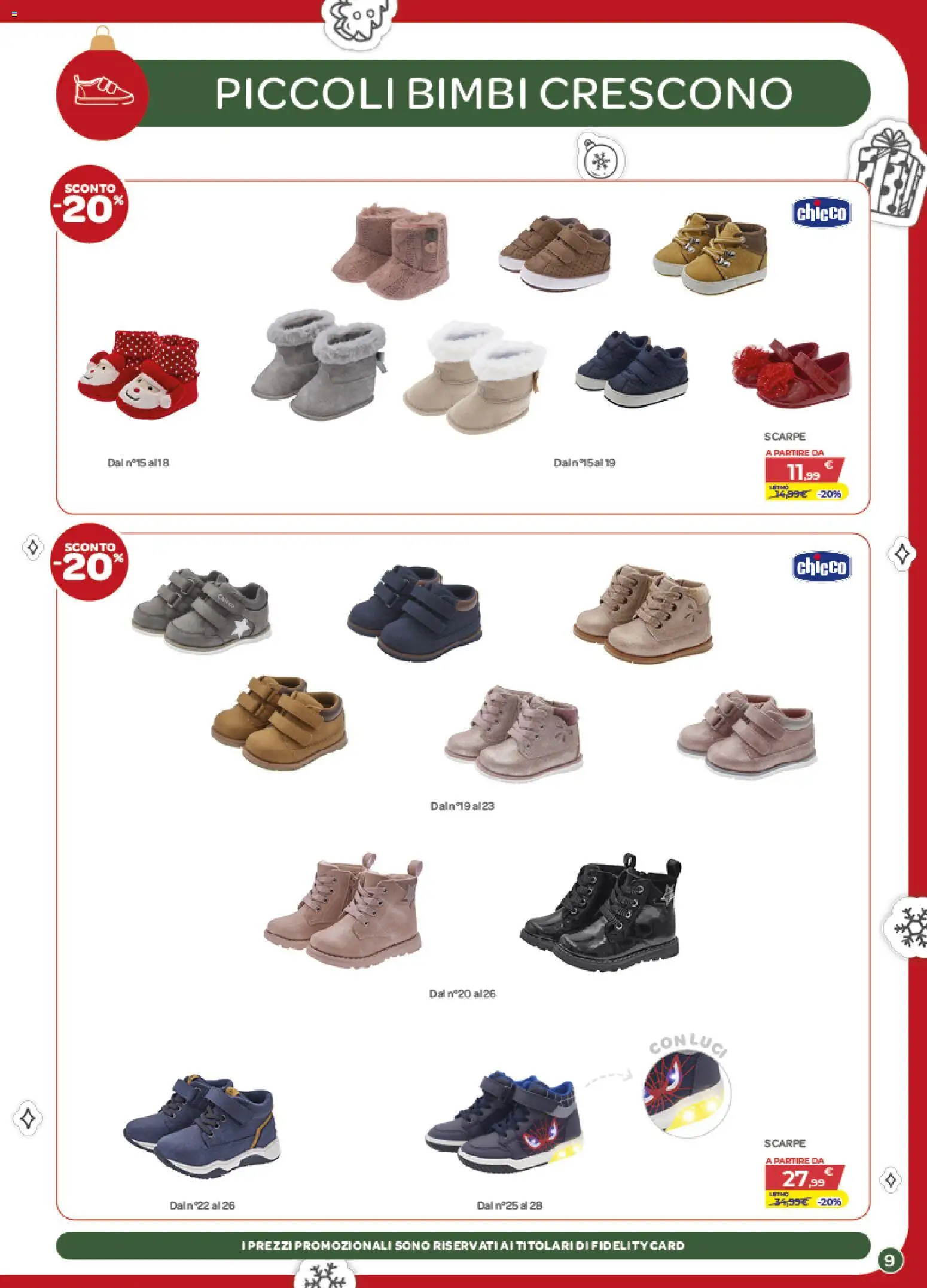 Volantino Bimbo store del 04.12.2025 | Pagina: 9 | Prodotti: Scarpe
