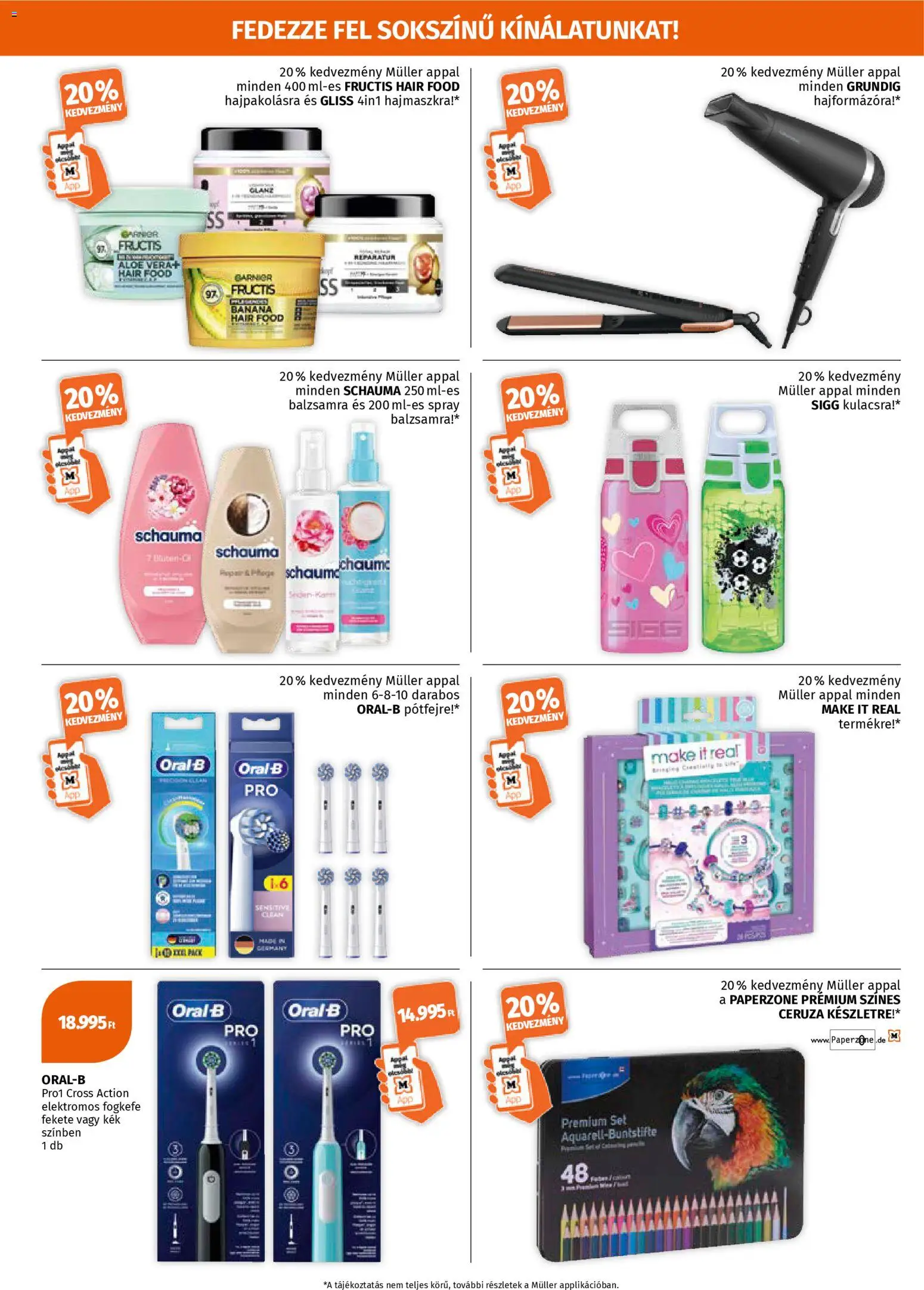 Müller akciós ujság - amely érvényes a következő dátumtól: 30.03.2026 | Oldal: 6 | Termékek: Elektromos fogkefe, Aloe vera, Fogkefe